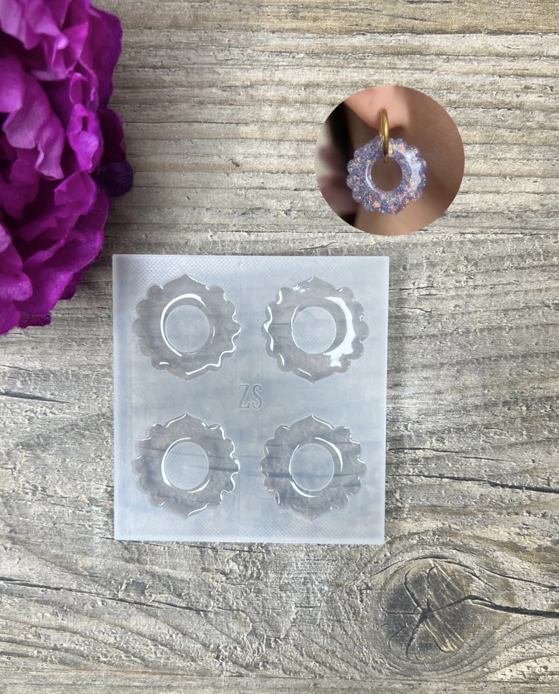 Moule Grande Fleur Shera 30mm