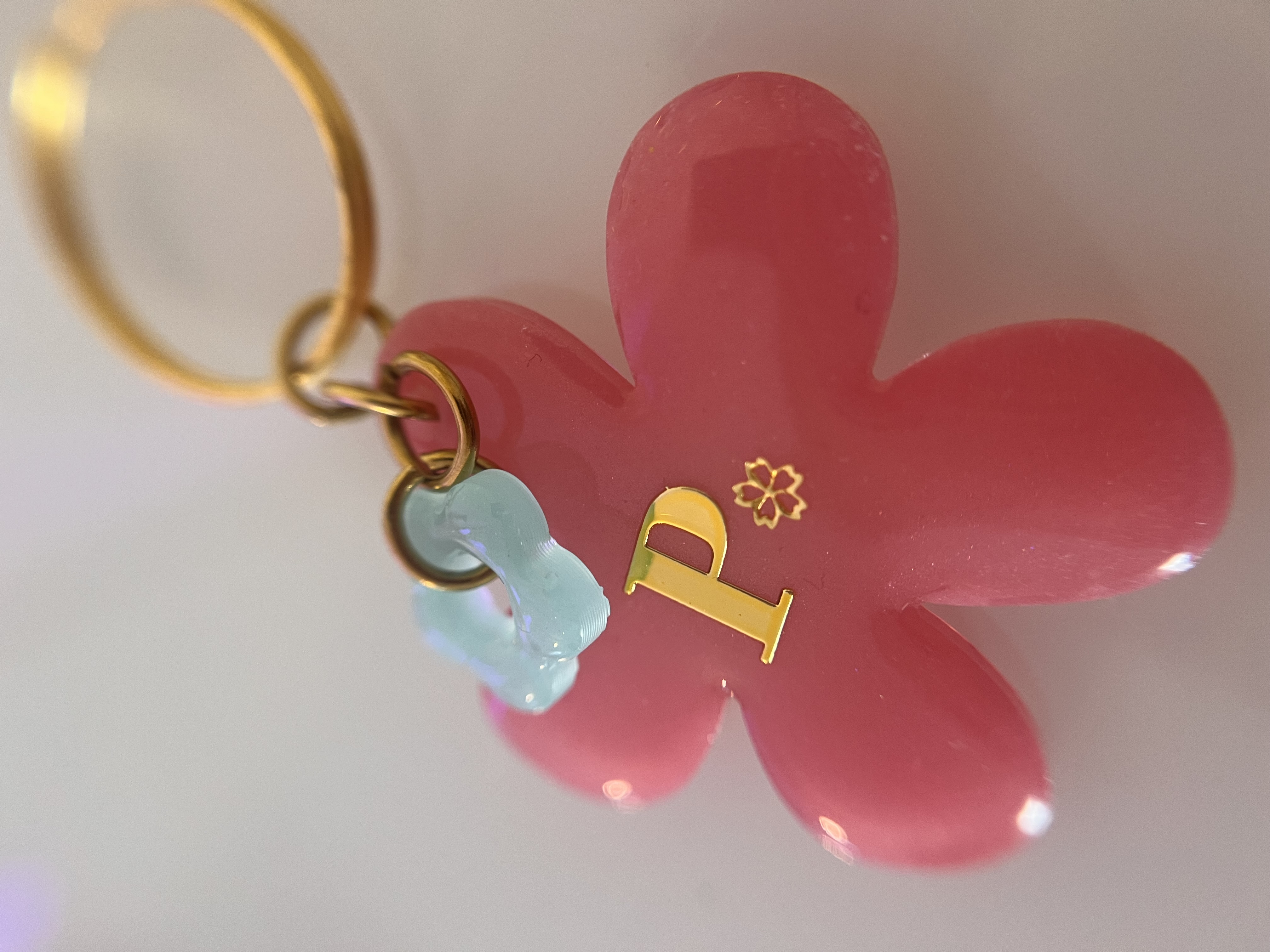 Porte-clefs fleur 