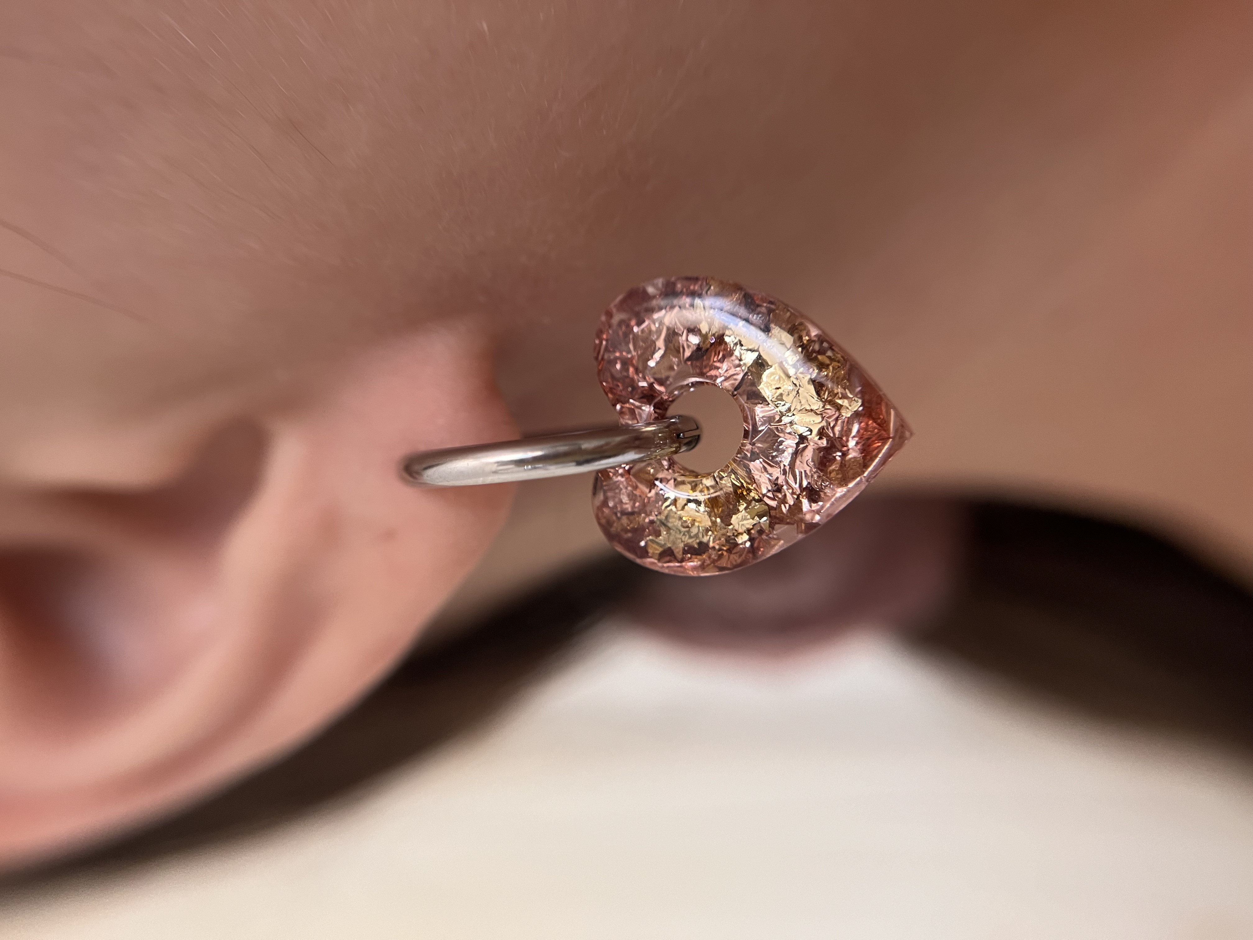 Coeur rose gold et doré