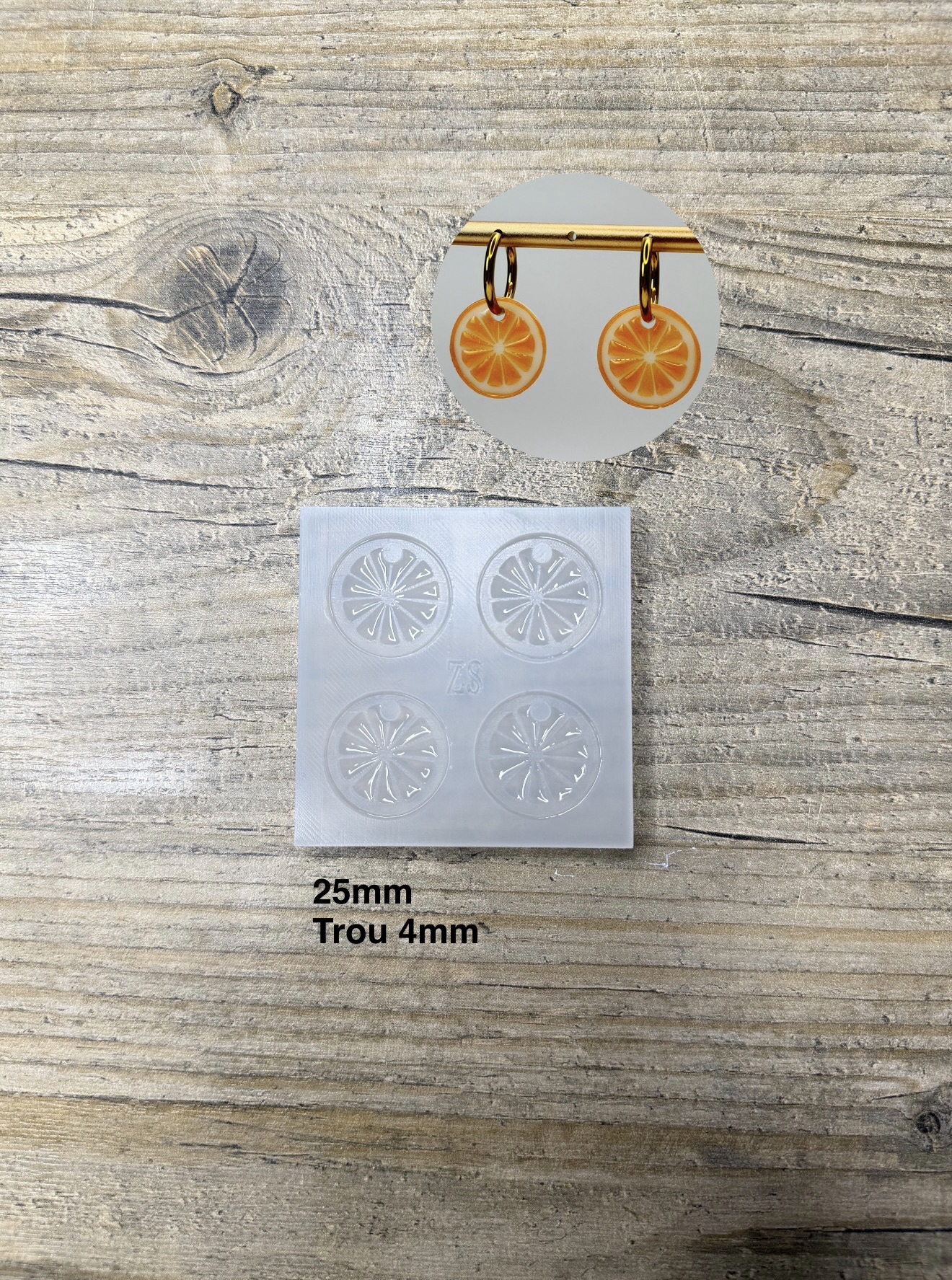 Moule Orange Citron 25mm