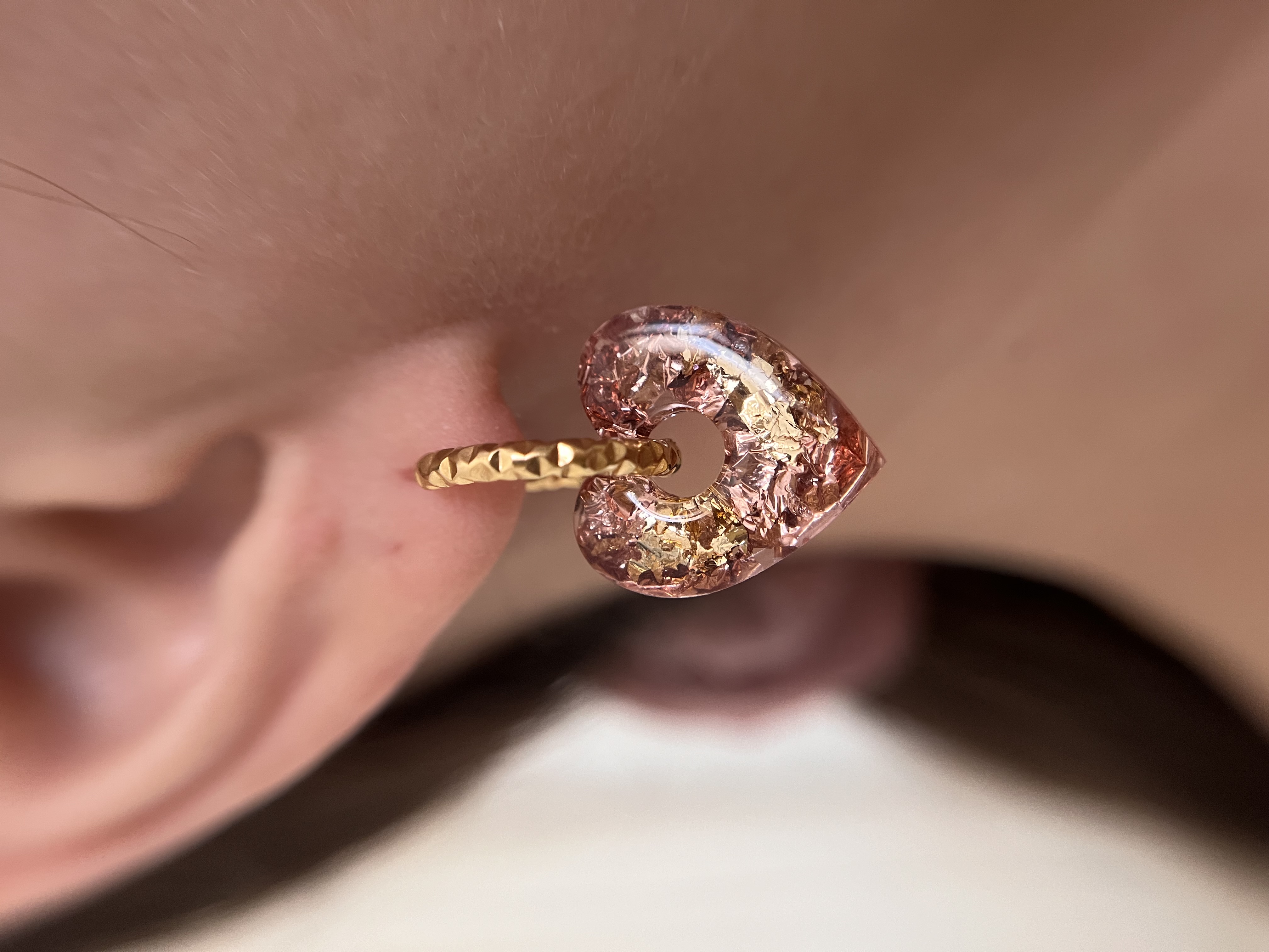 Coeur rose gold et doré
