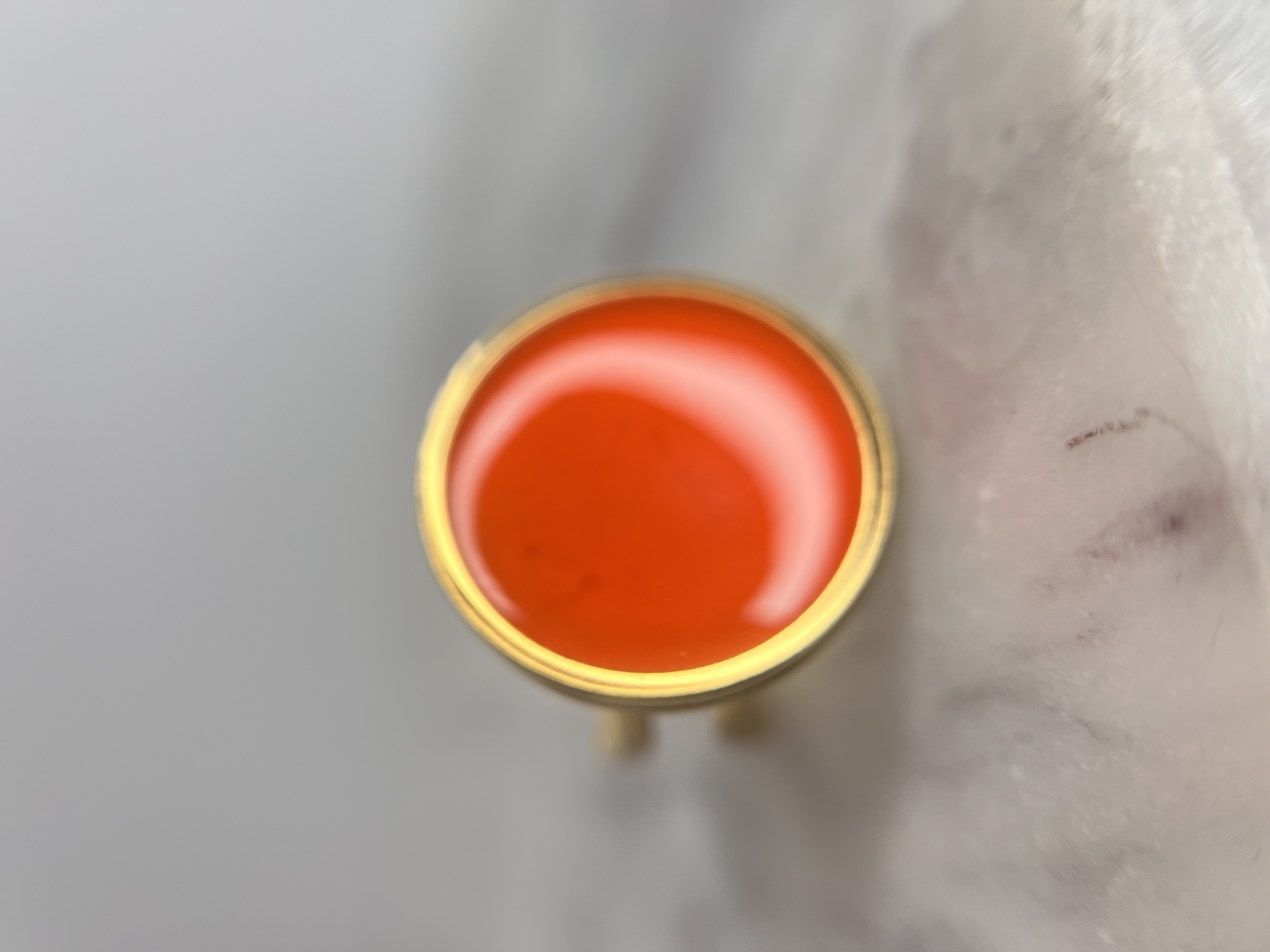 Bague orange 