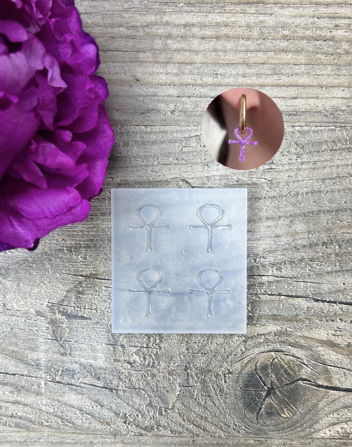 Moule Croix de Vie Egyptienne 20mm