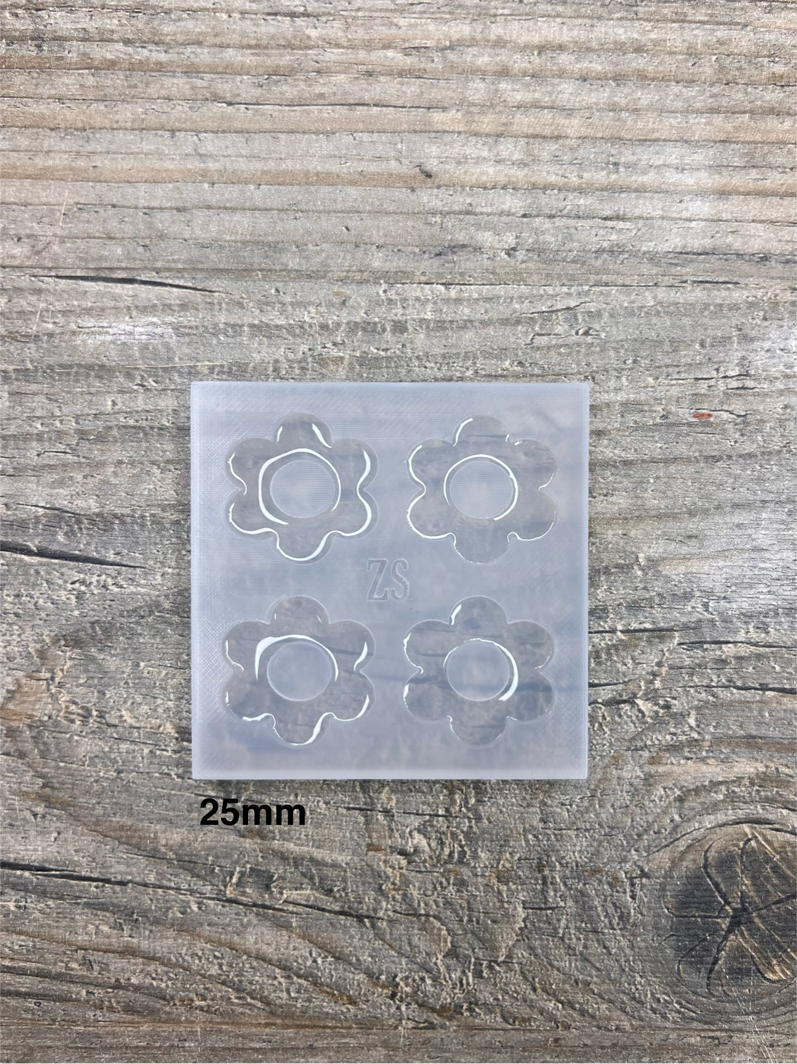 Moule Fleur 6 Pétales 25mm