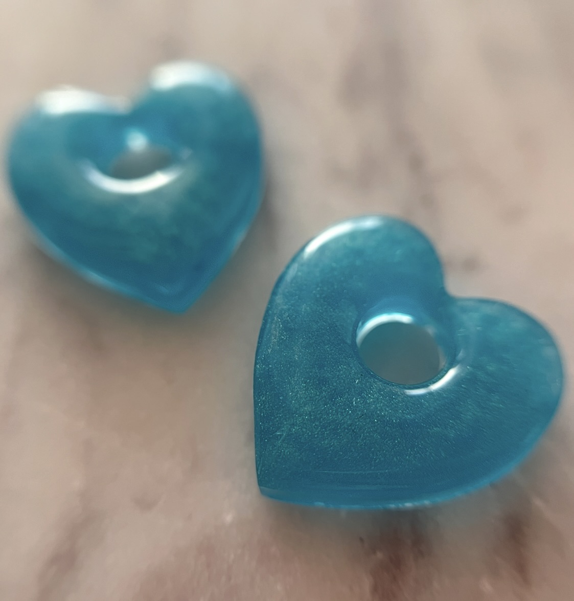 Coeur Bleu irisé
