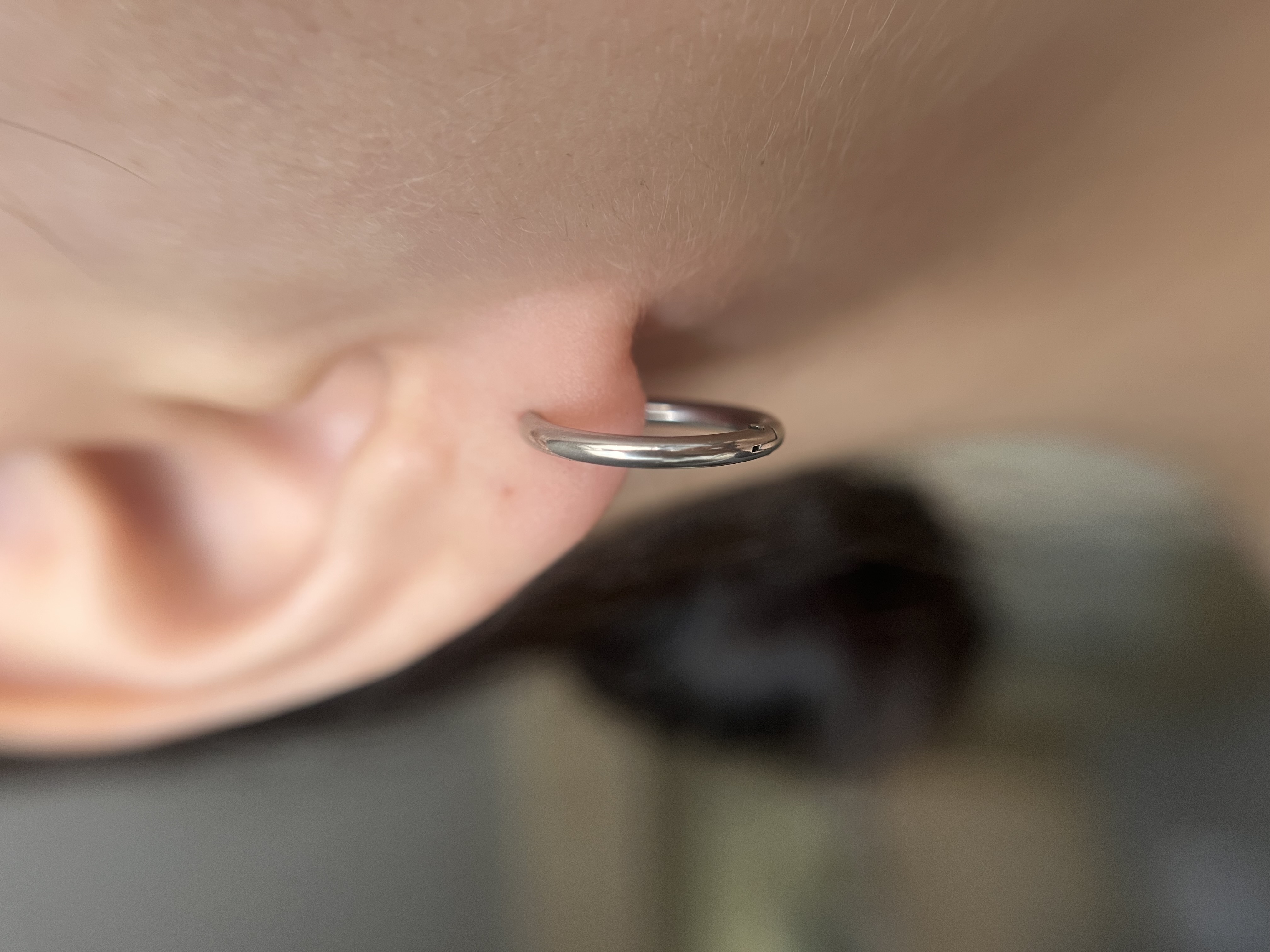 Créoles argentées 20mm