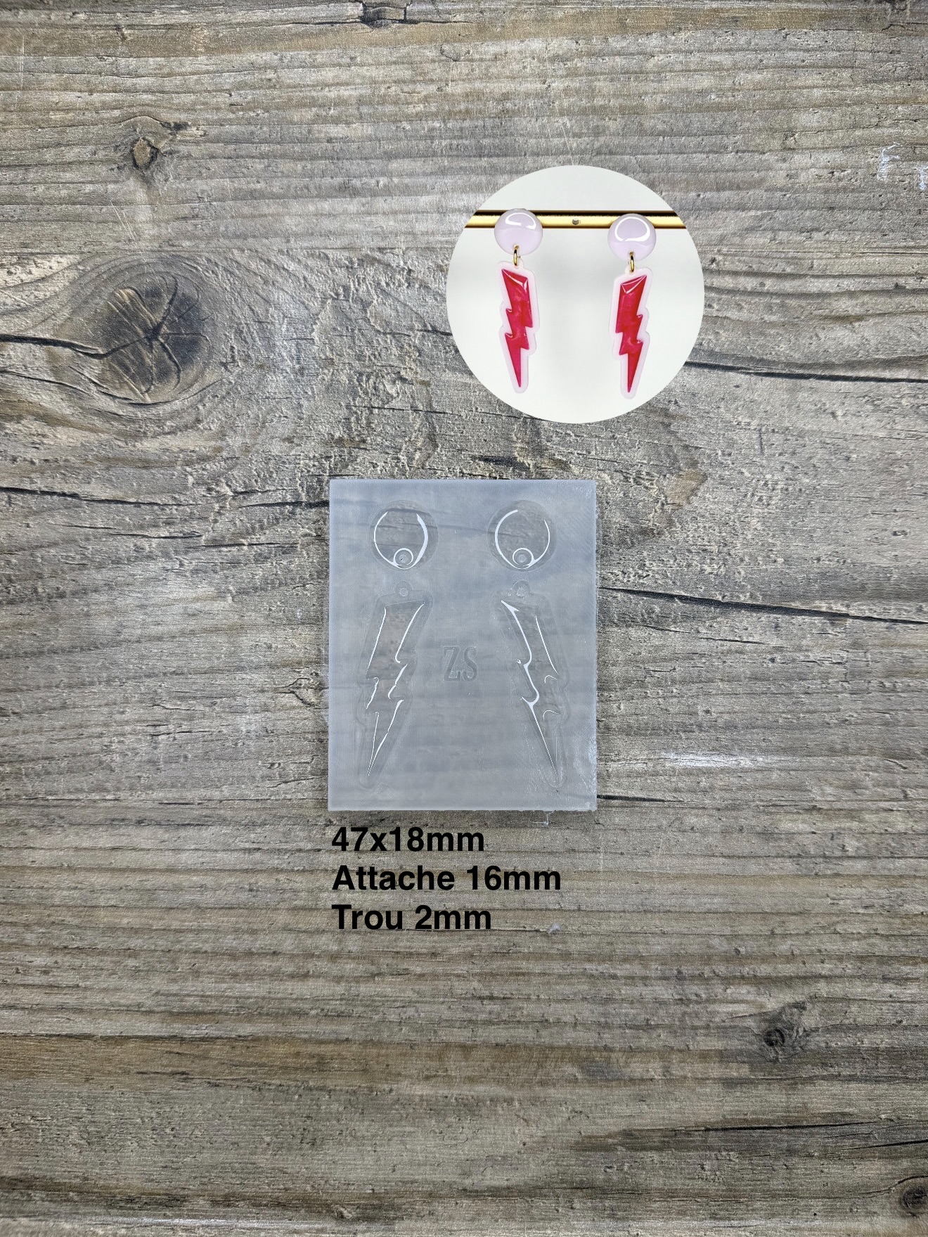 Moule Double Eclaire