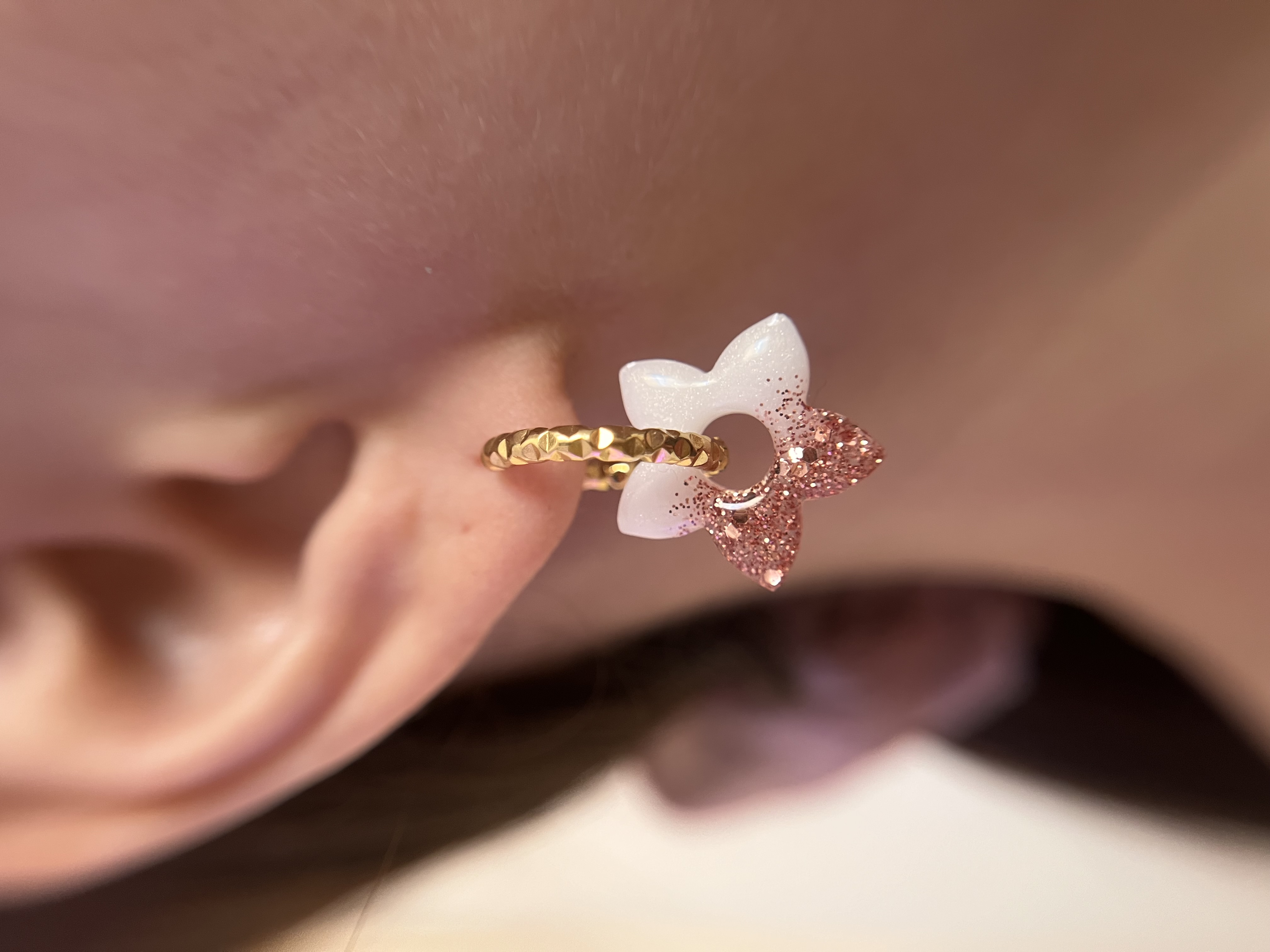 Vanilla blanc et rose gold