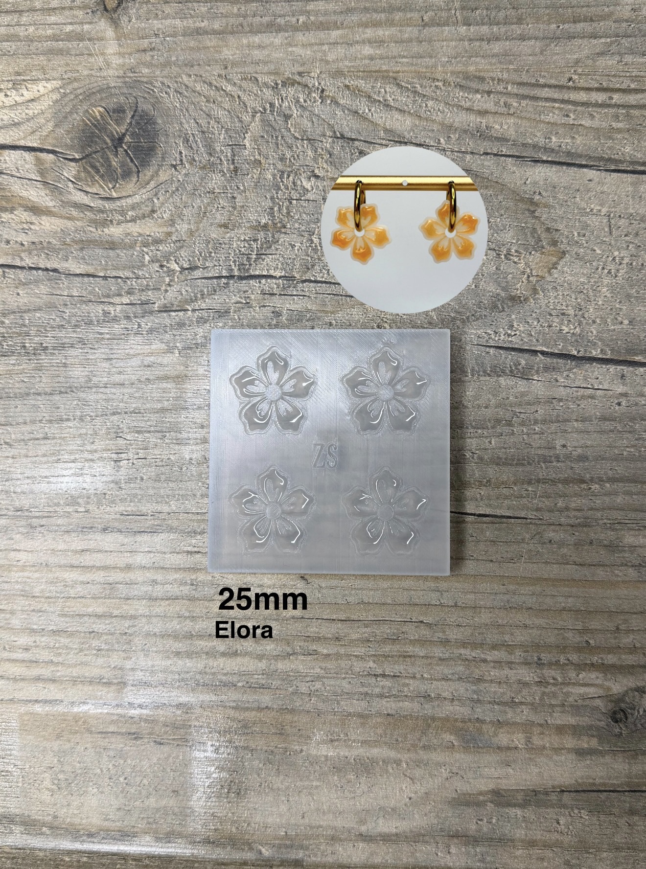 Moule Fleur Elora 25mm