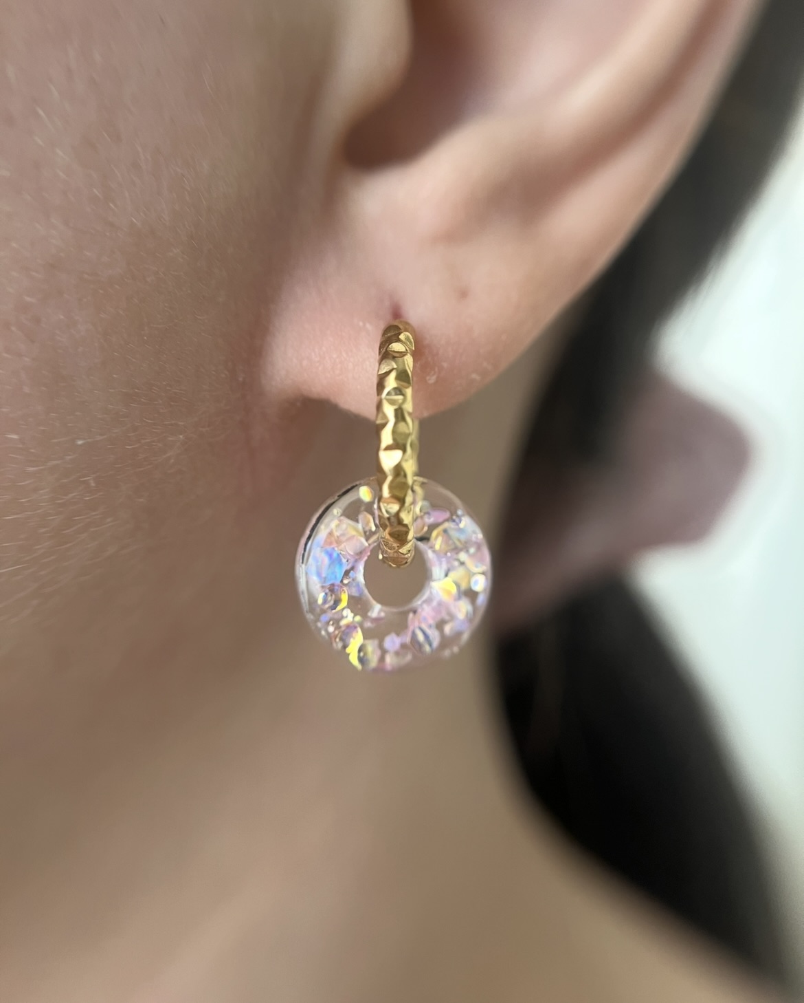 Louve Paillettes holographique