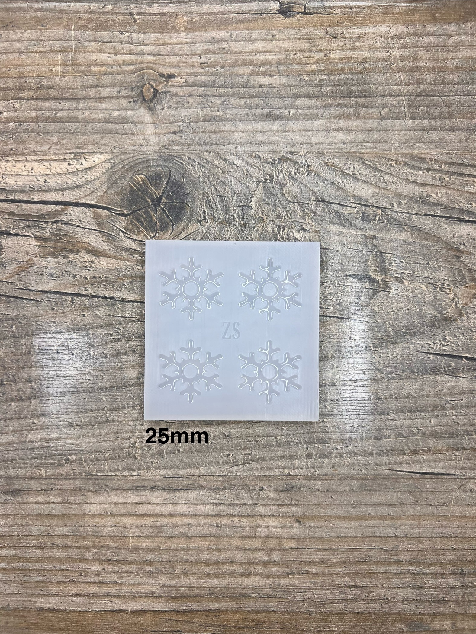 Moule Flocon de neige 25mm