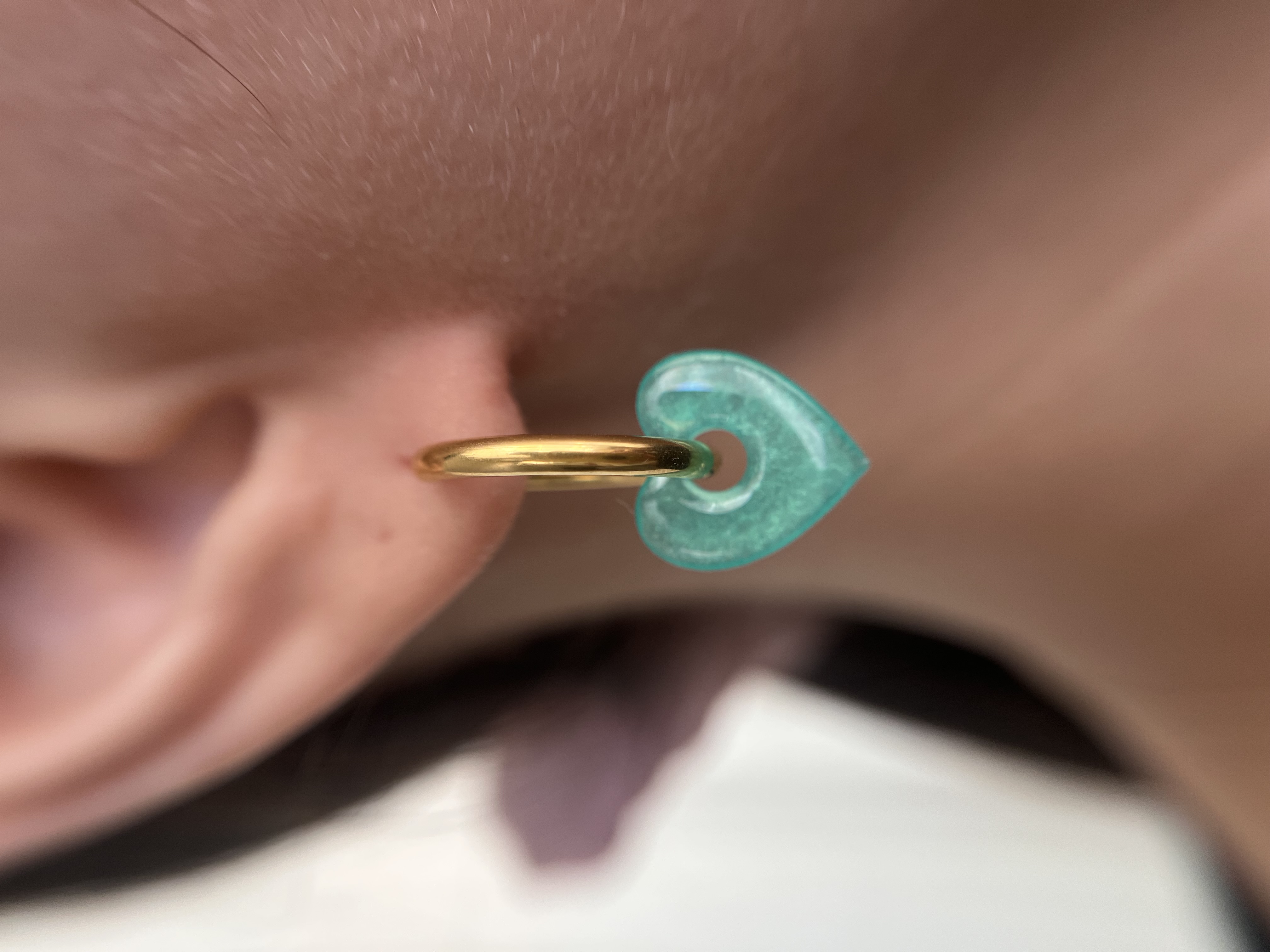Coeur turquoise
