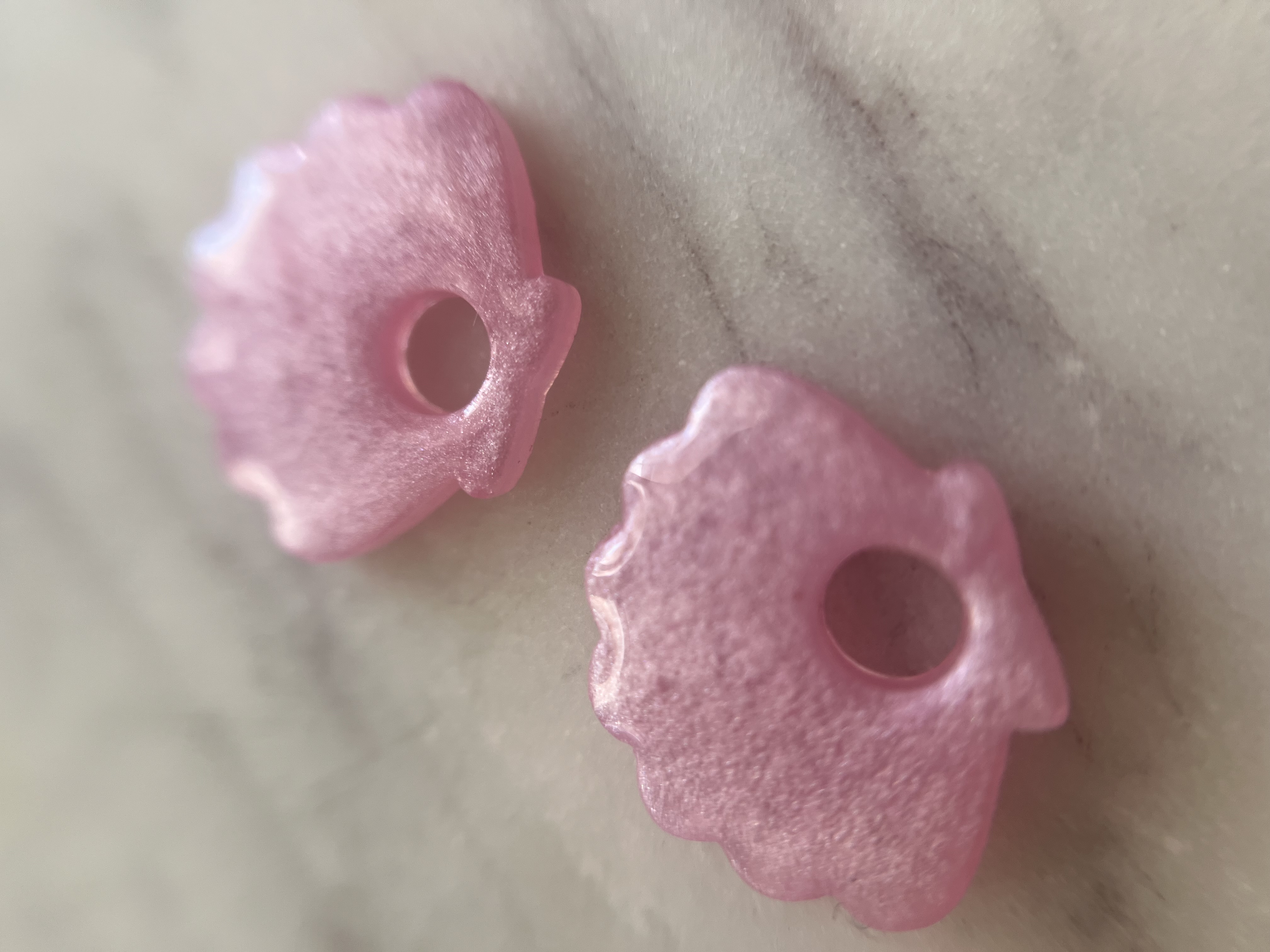 Coquillage rose nacré