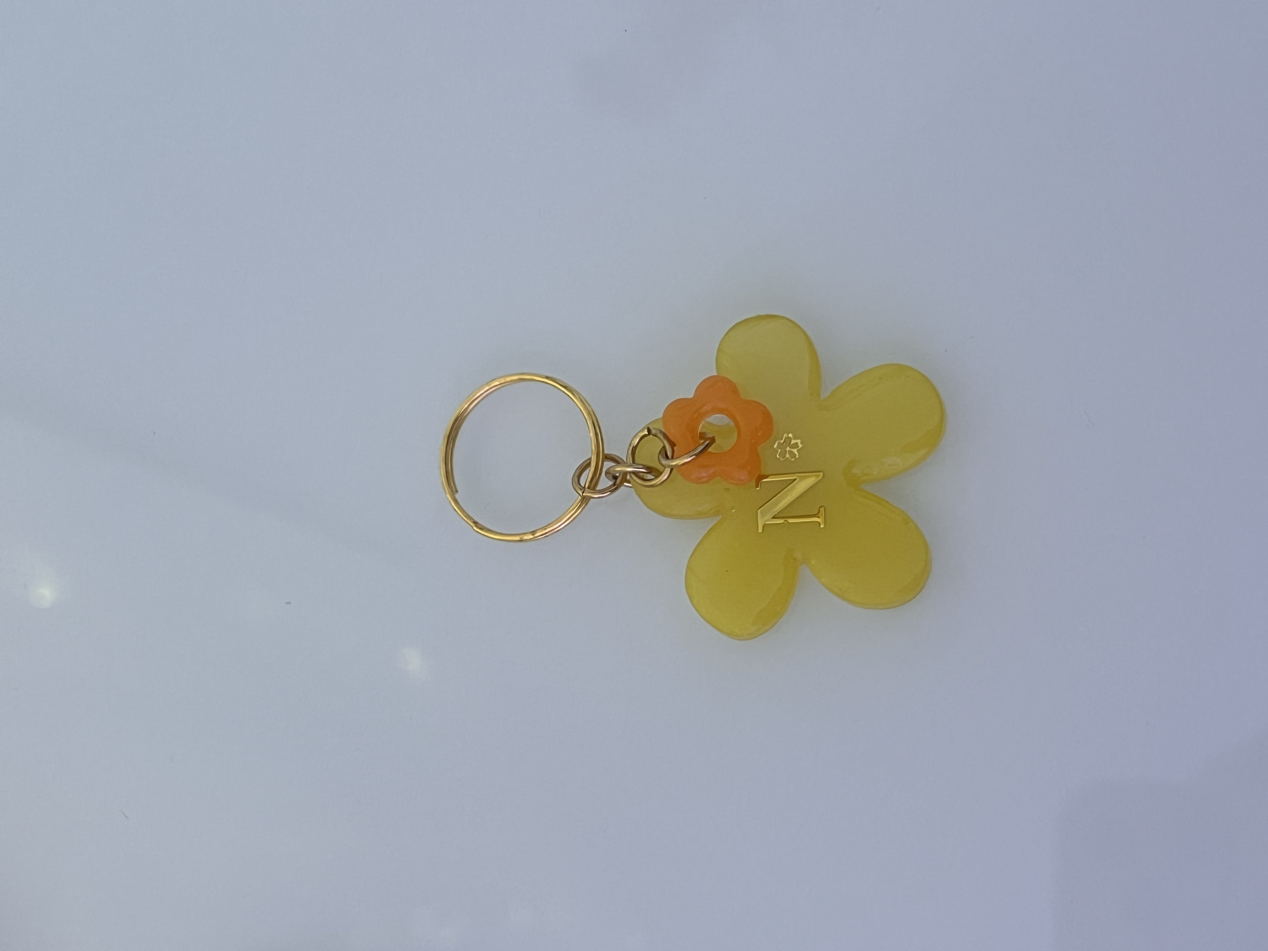 Porte-clefs fleur 