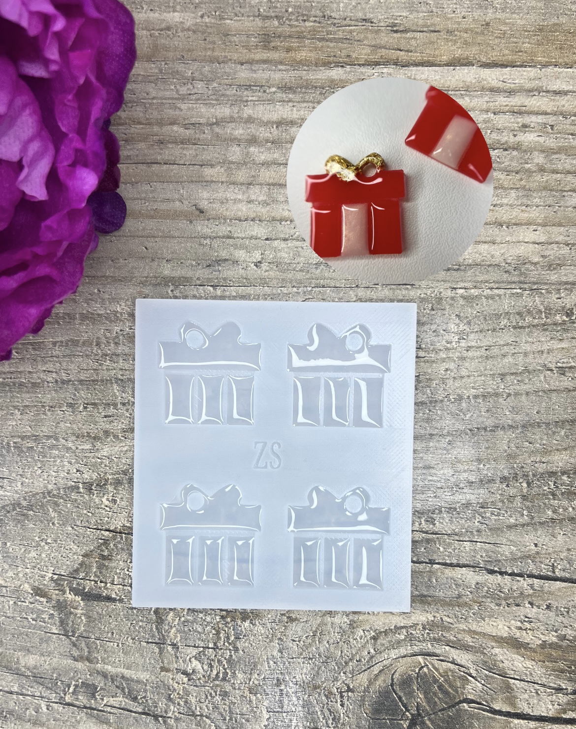 Moule Cadeau de Noël 25mm