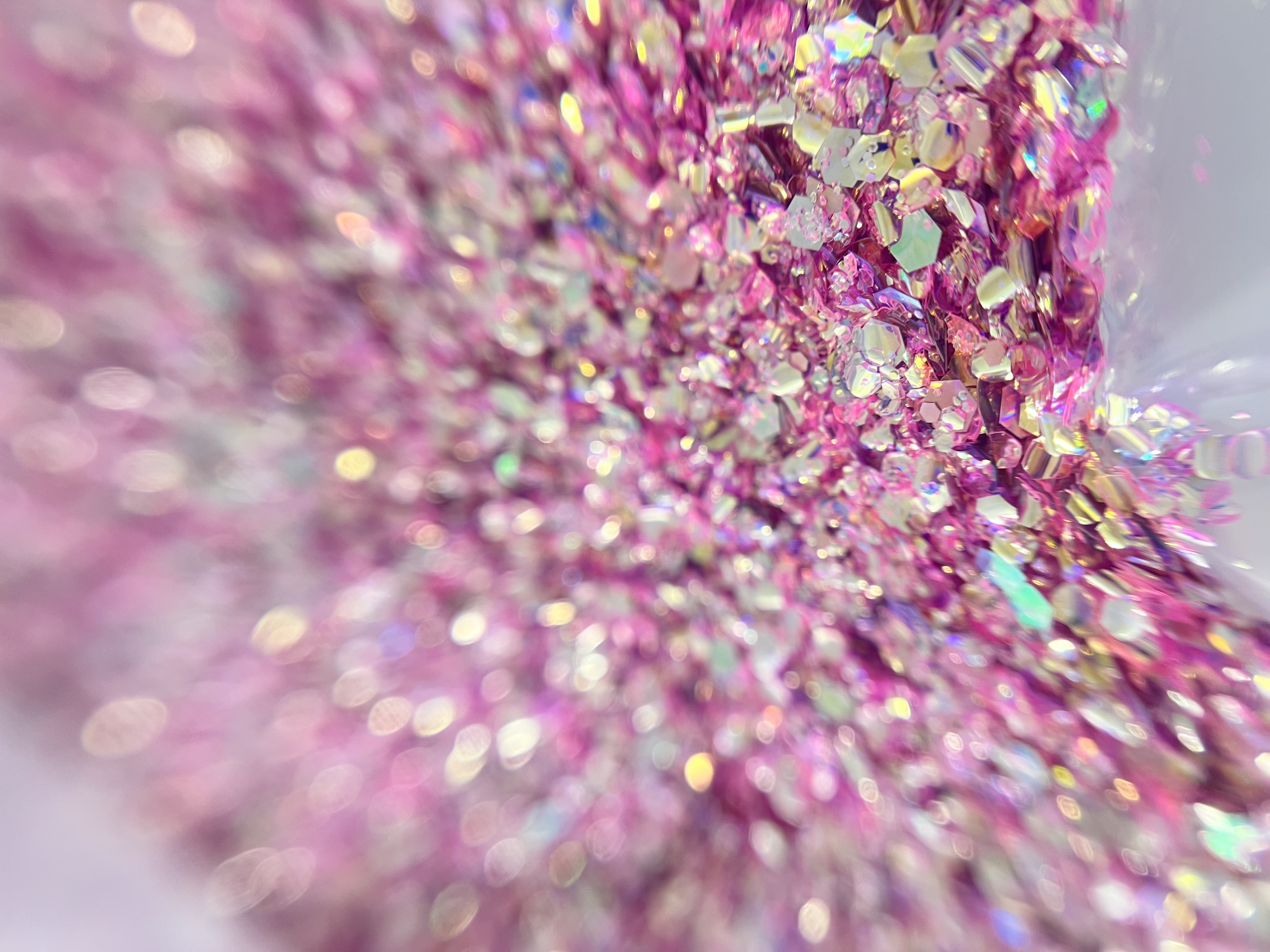 Paillettes Holographiques rose