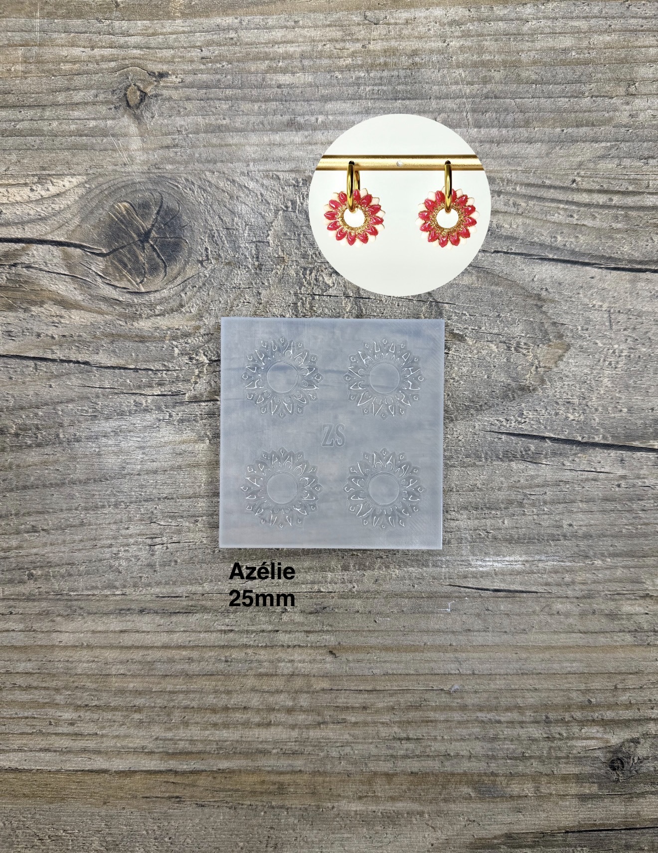 Moule Fleur Azélie 25mm