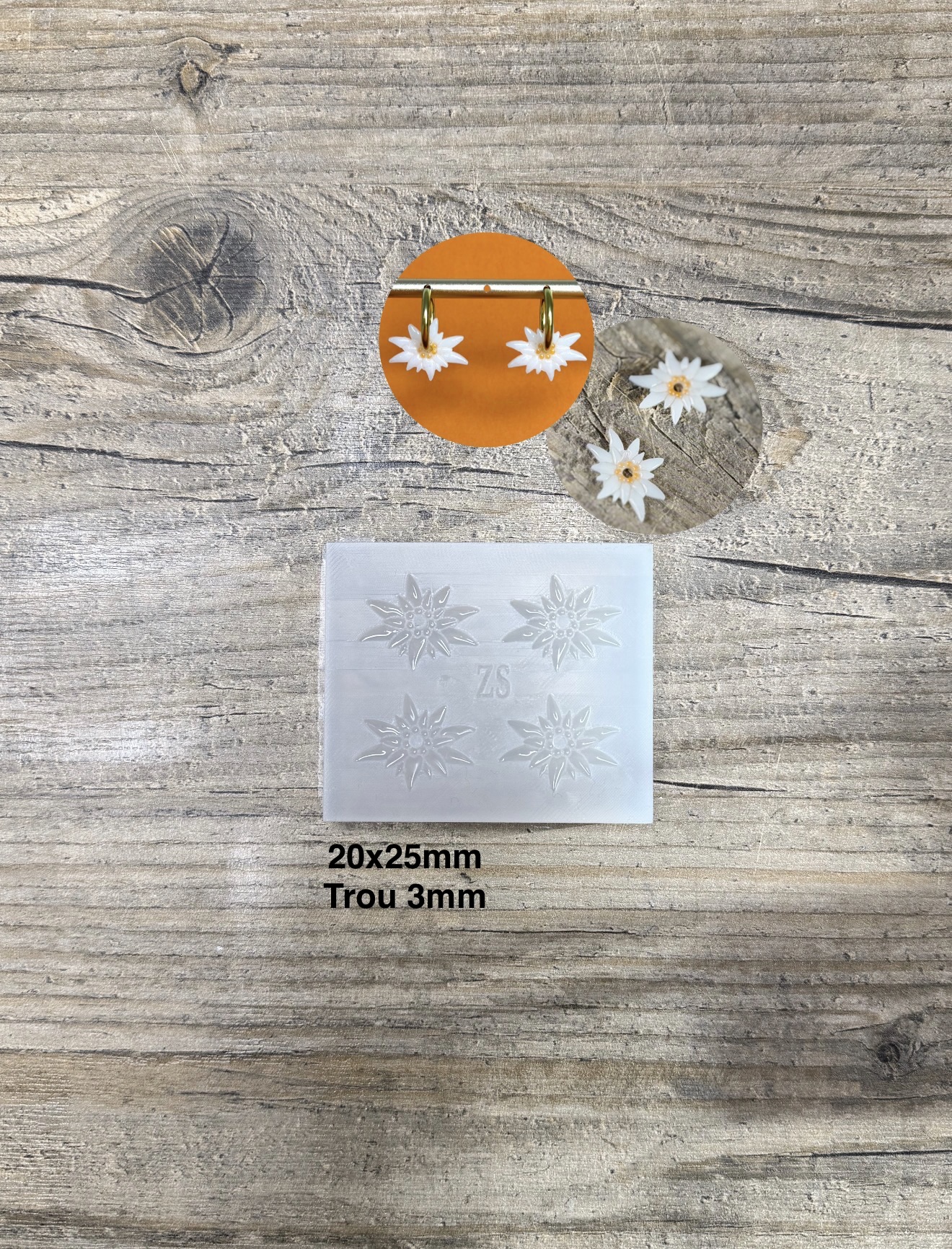 Moule Fleur Edelweiss 