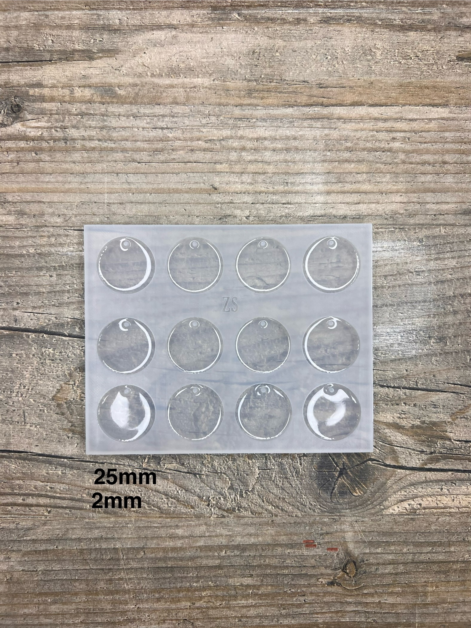 Moule BO médaillon 25mm