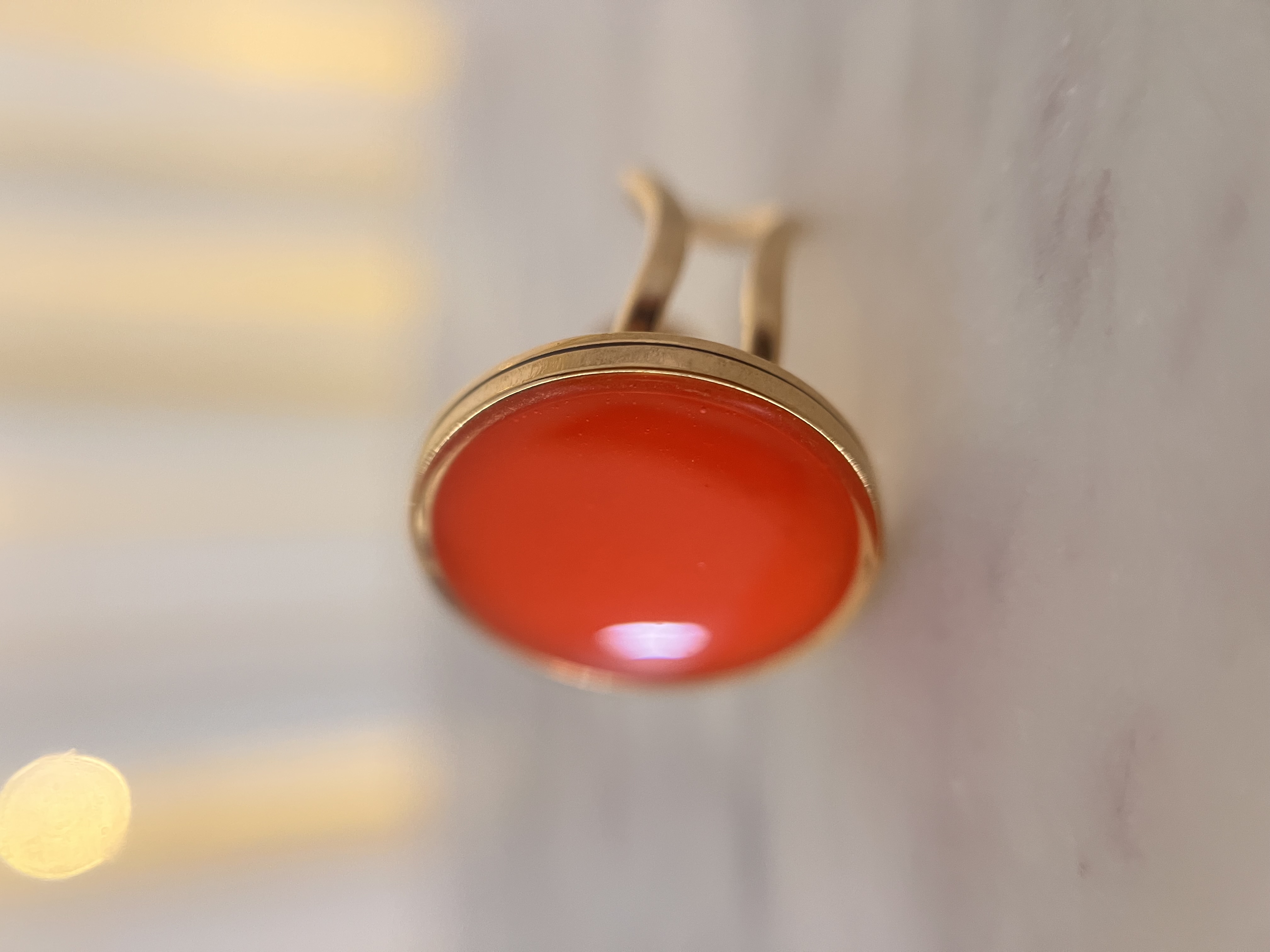 Bague orange 