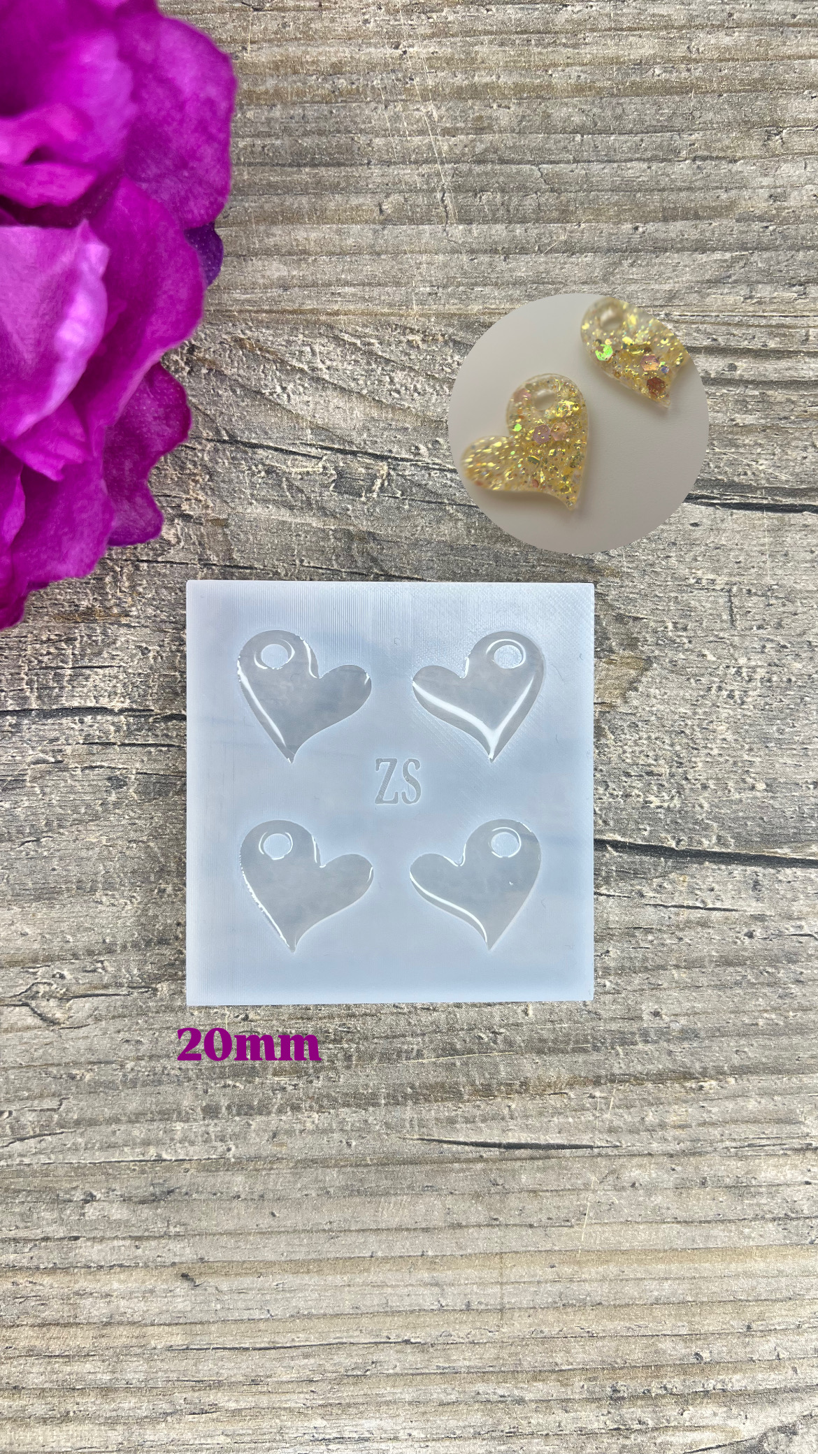 Moule Coeur Original 20mm