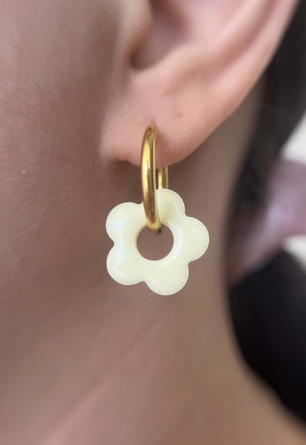 Flower Jaune Pastel
