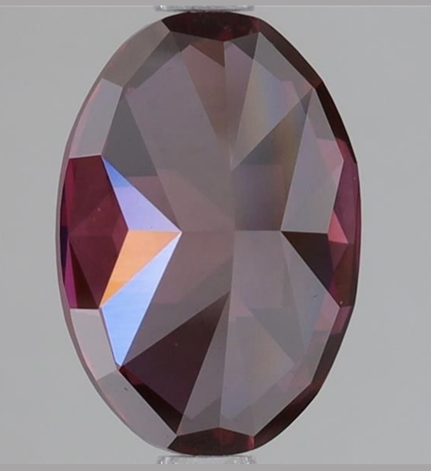 Diamant fancy vived pink synthétique 