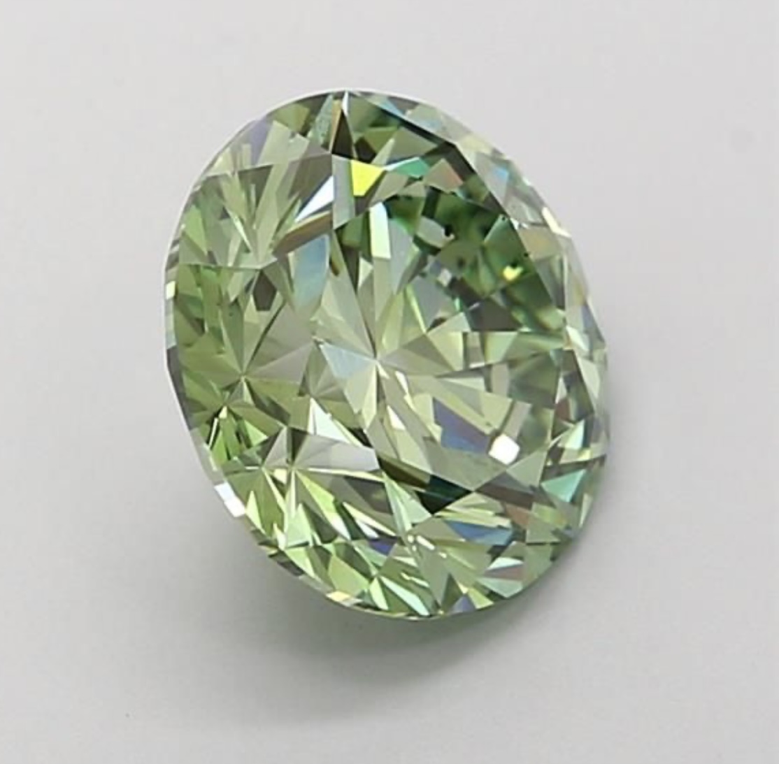 Diamant synthétique Rond vert