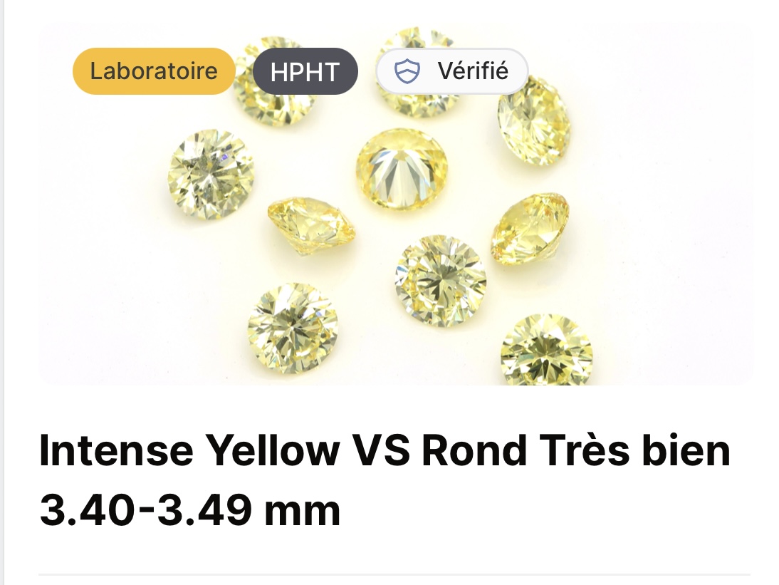 Pavage synthétique Jaune