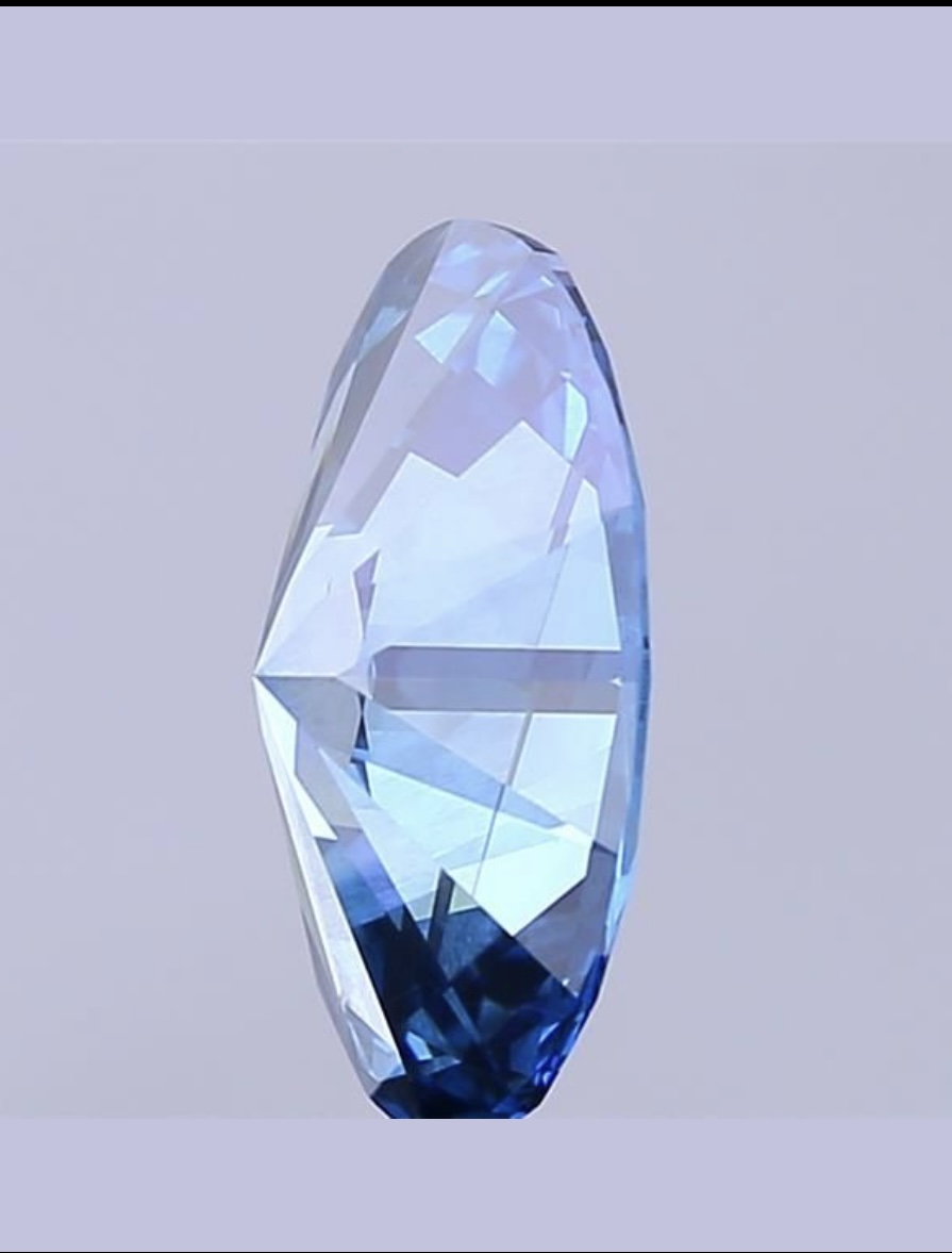 Diamant laboratoire Fancy vive Blue