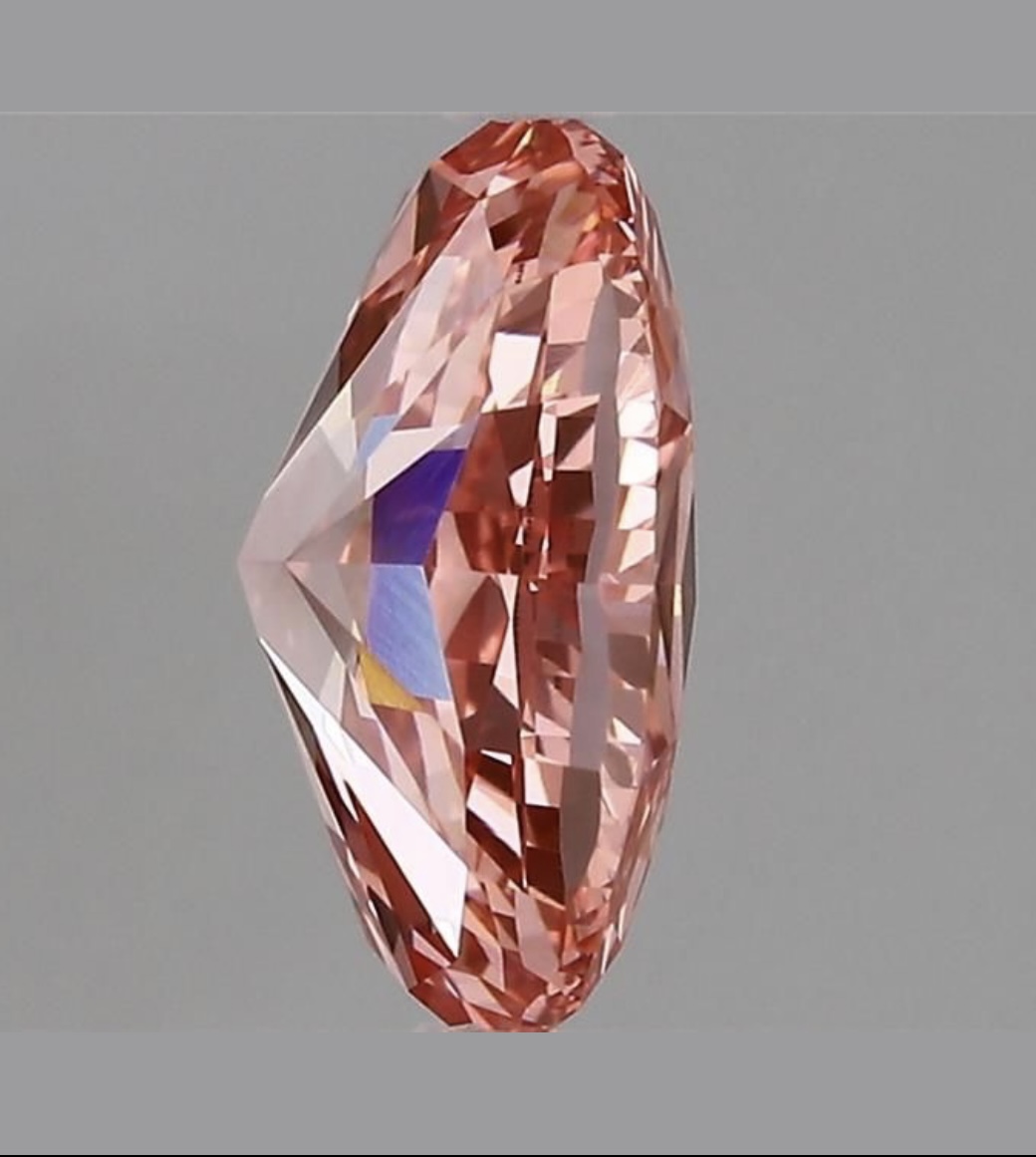 Diamant synthétique Fancy vive Pink