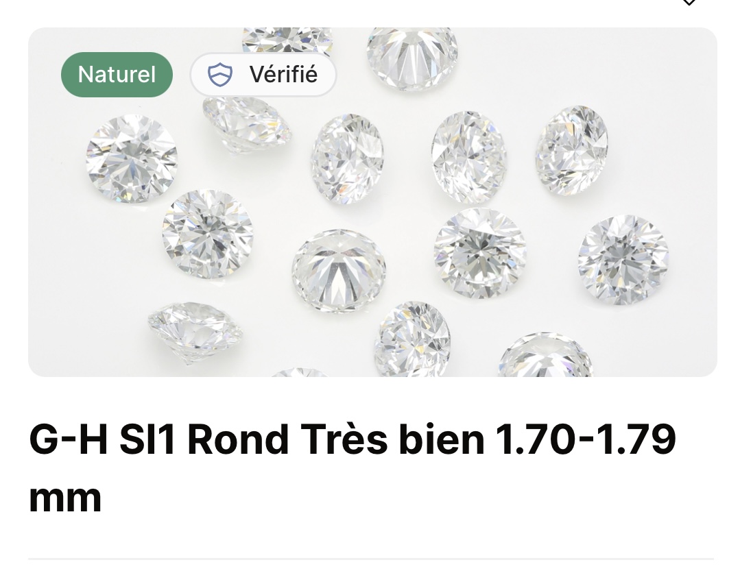 Pavage diamant naturel