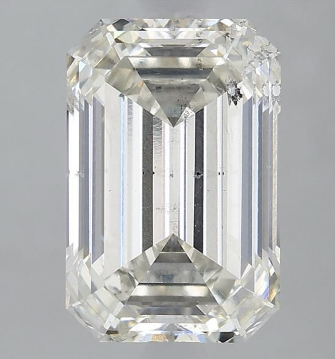  Diamant lab grown rectangulaire