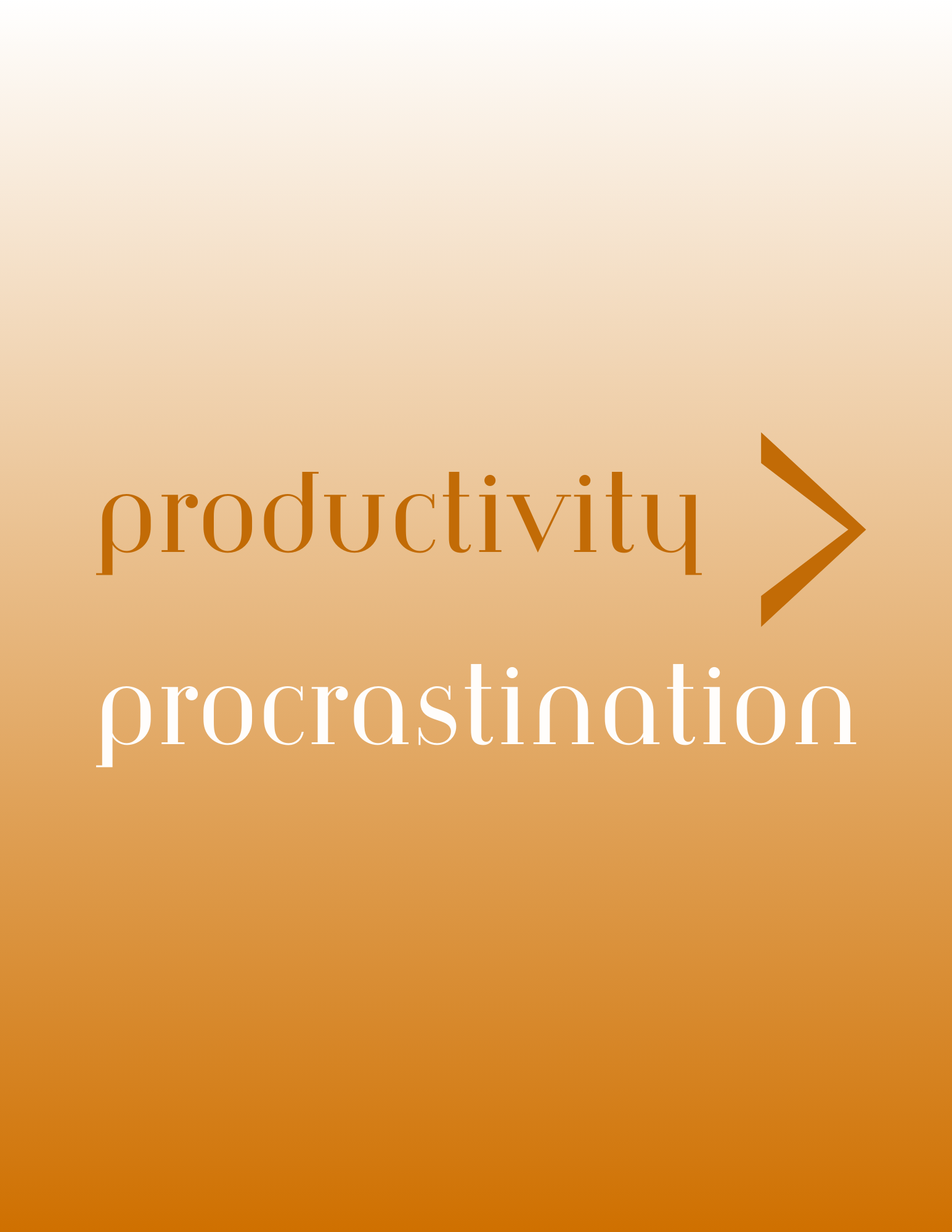 Productivity Over Procrastination
