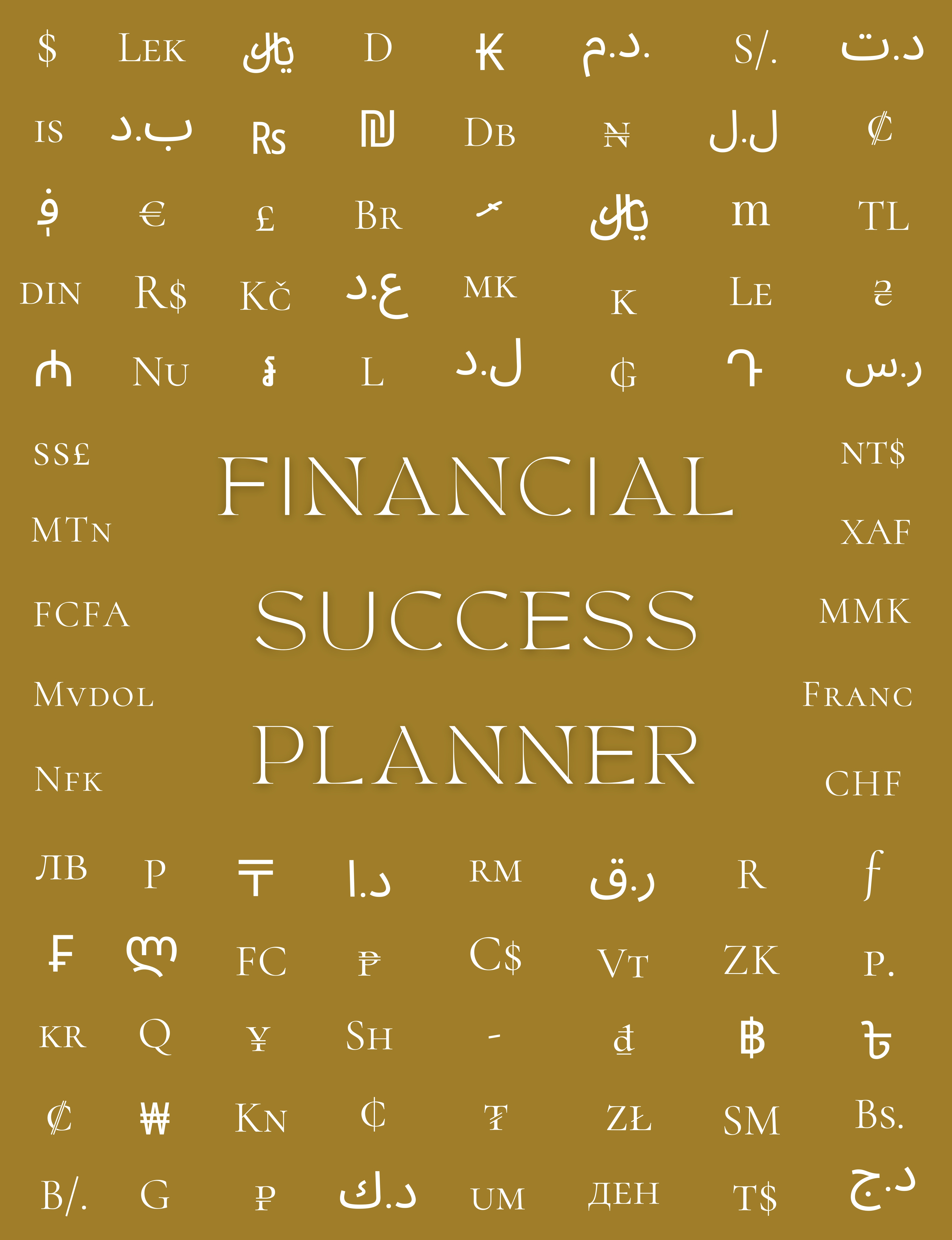 Financial Success Planner - weekly