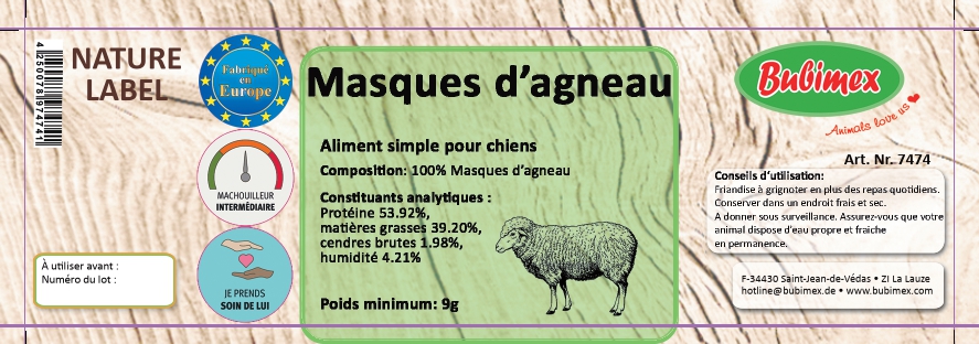Masque d'agneau