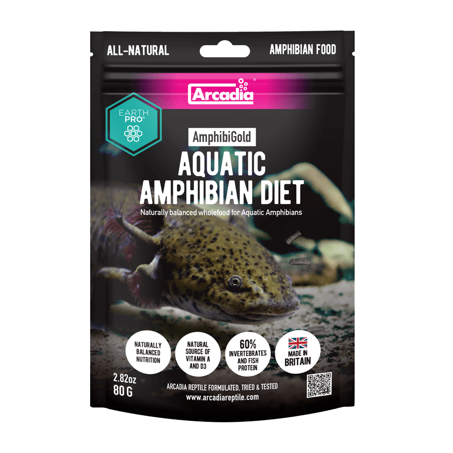 Arcadia aquatic amphibian diet