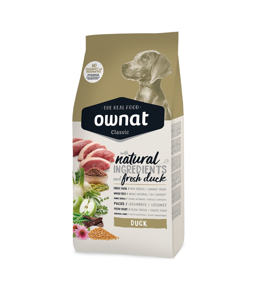 OWNAT CLASSIC CANARD (CHIEN ADULTE)