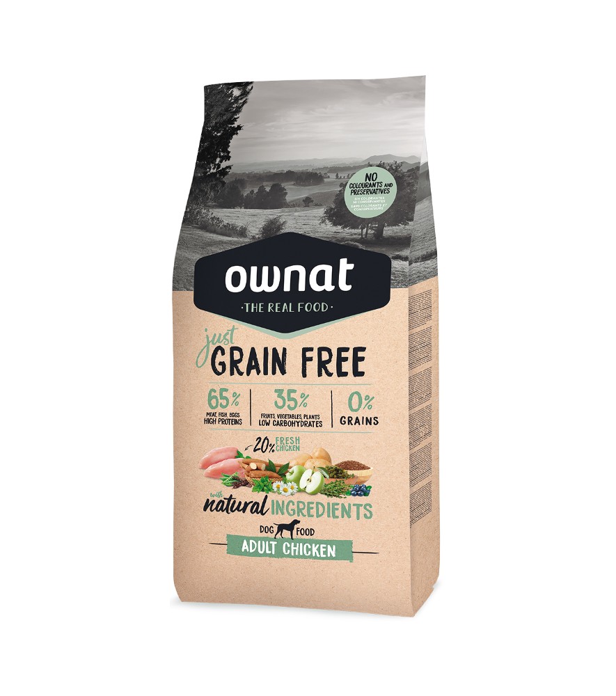 OWNAT JUST GRAIN FREE POULET (CHIEN ADULTE)