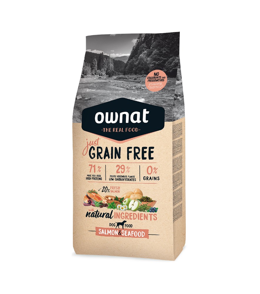 OWNAT JUST GRAIN FREE SAUMON (CHIEN ADULTE)