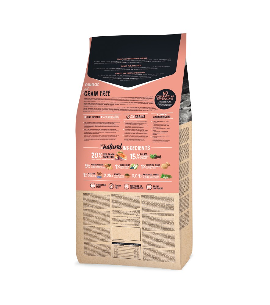 OWNAT JUST GRAIN FREE SAUMON (CHIEN ADULTE)