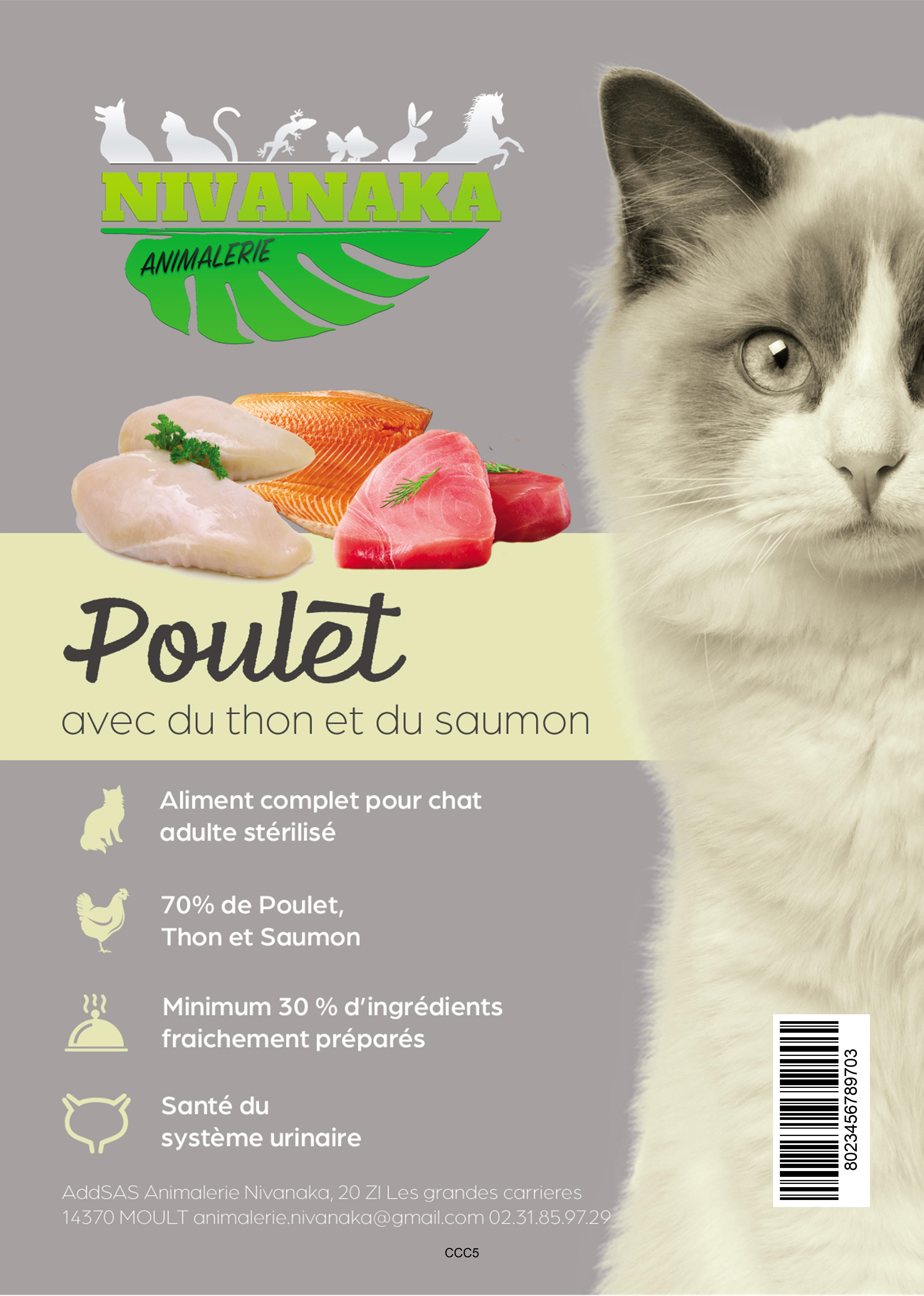 Croquettes chat adulte stérilisé problèmes urinaires 
