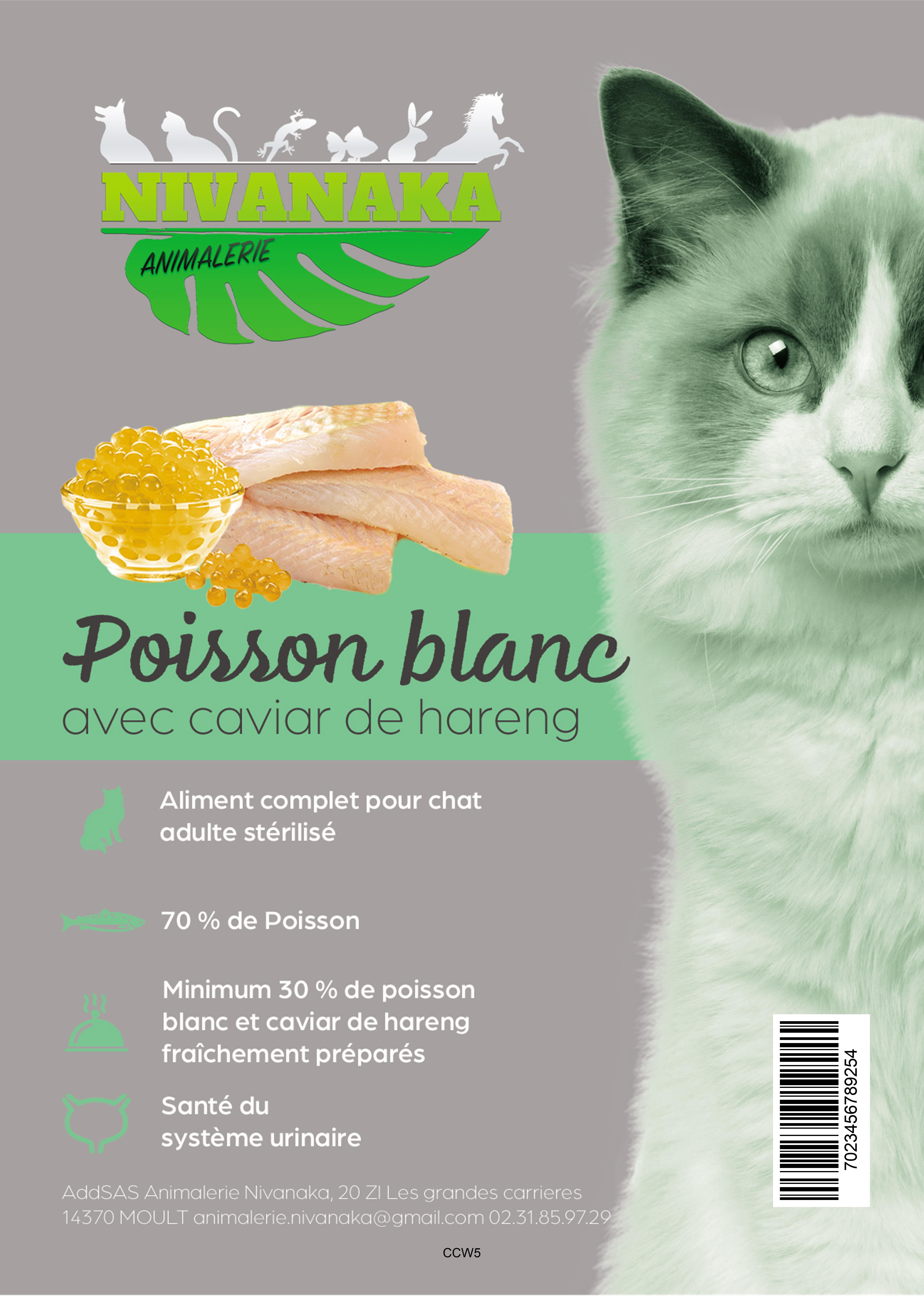 Croquettes chat adulte stérilisé problèmes urinaires 