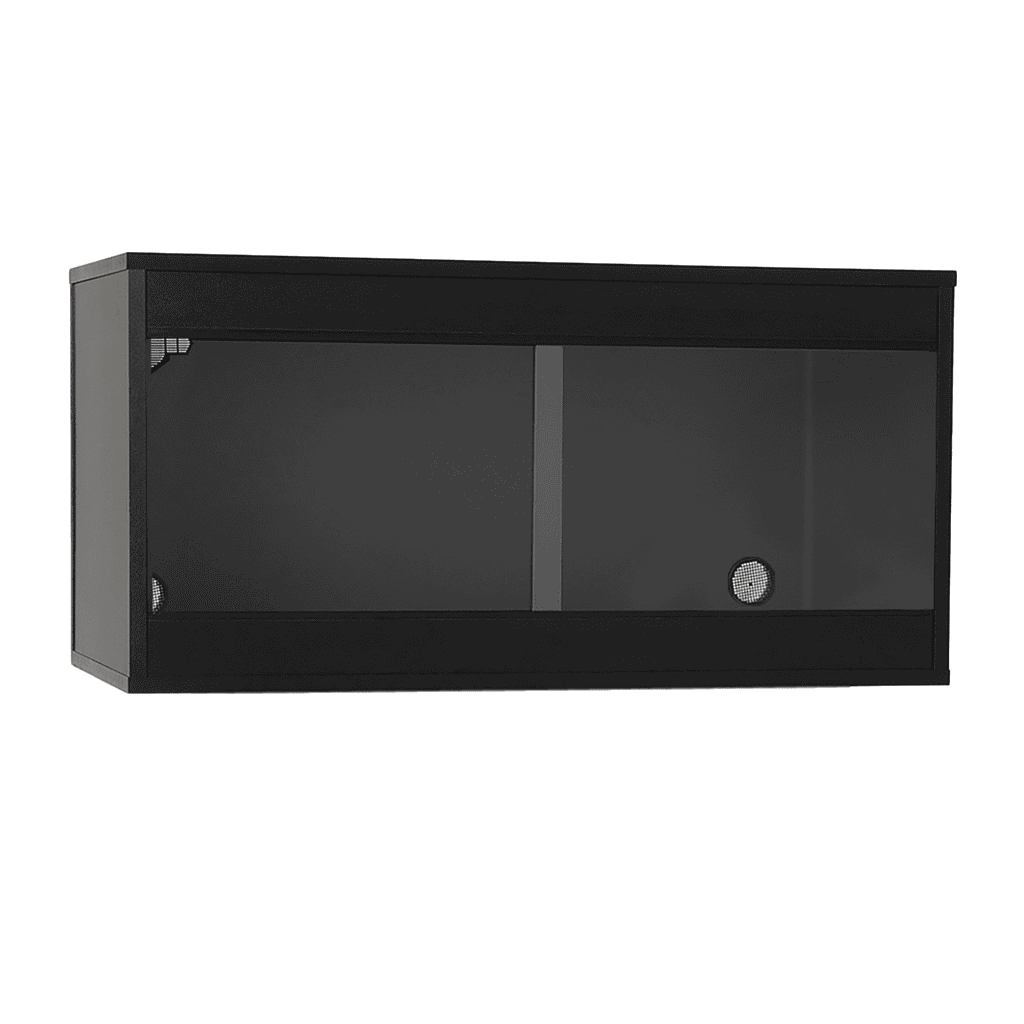 Habistat vivarium bois 122x61x61cm noir
