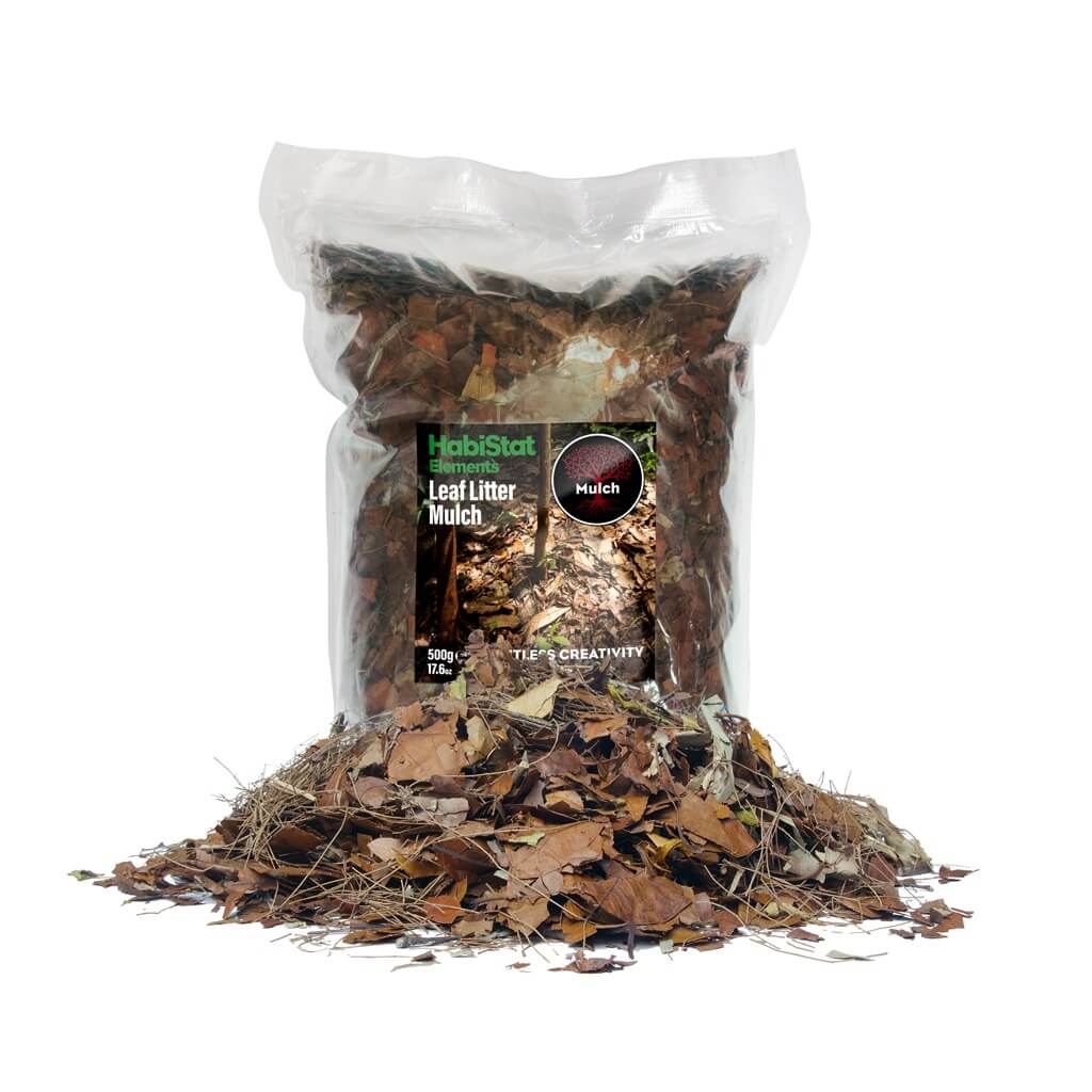 Litière de feuilles comprimés