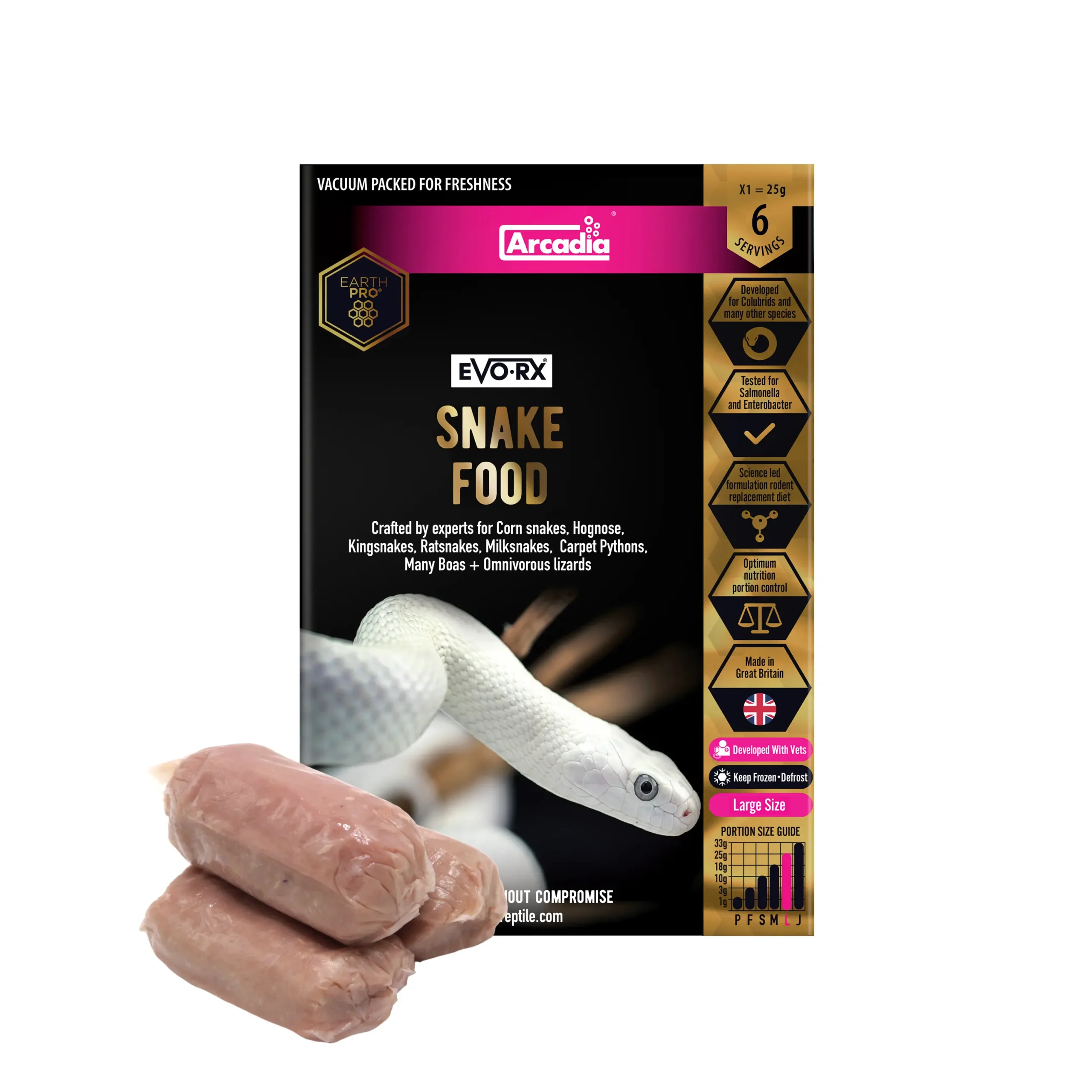 EvoRx Aliment responsable pour reptiles