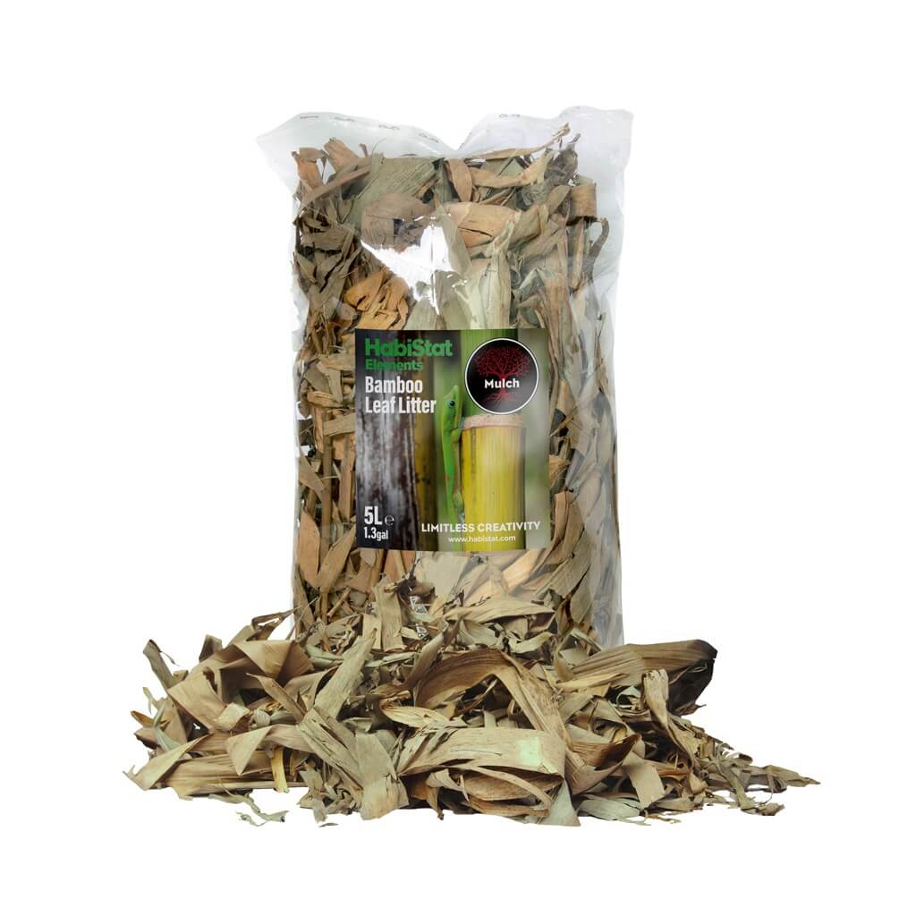 Litière de feuilles de bambou