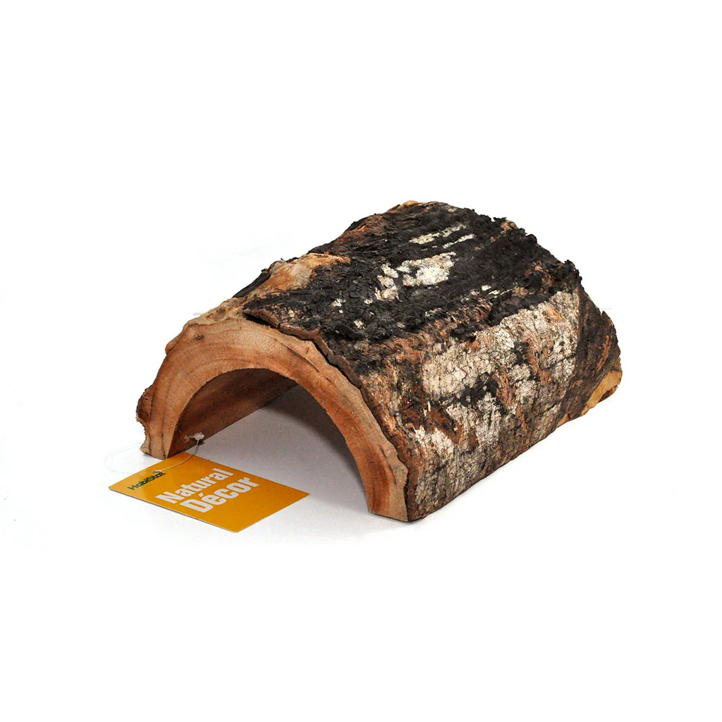 Habistat demi tronc écorce