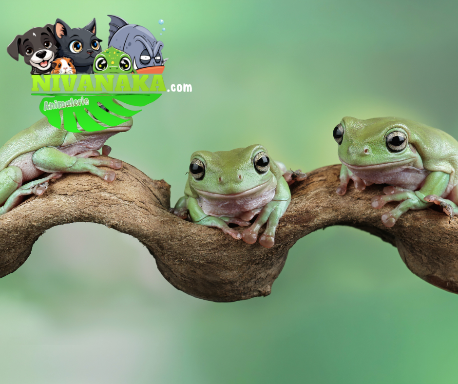 Litoria caerulea - Rainette de white Super snow flake