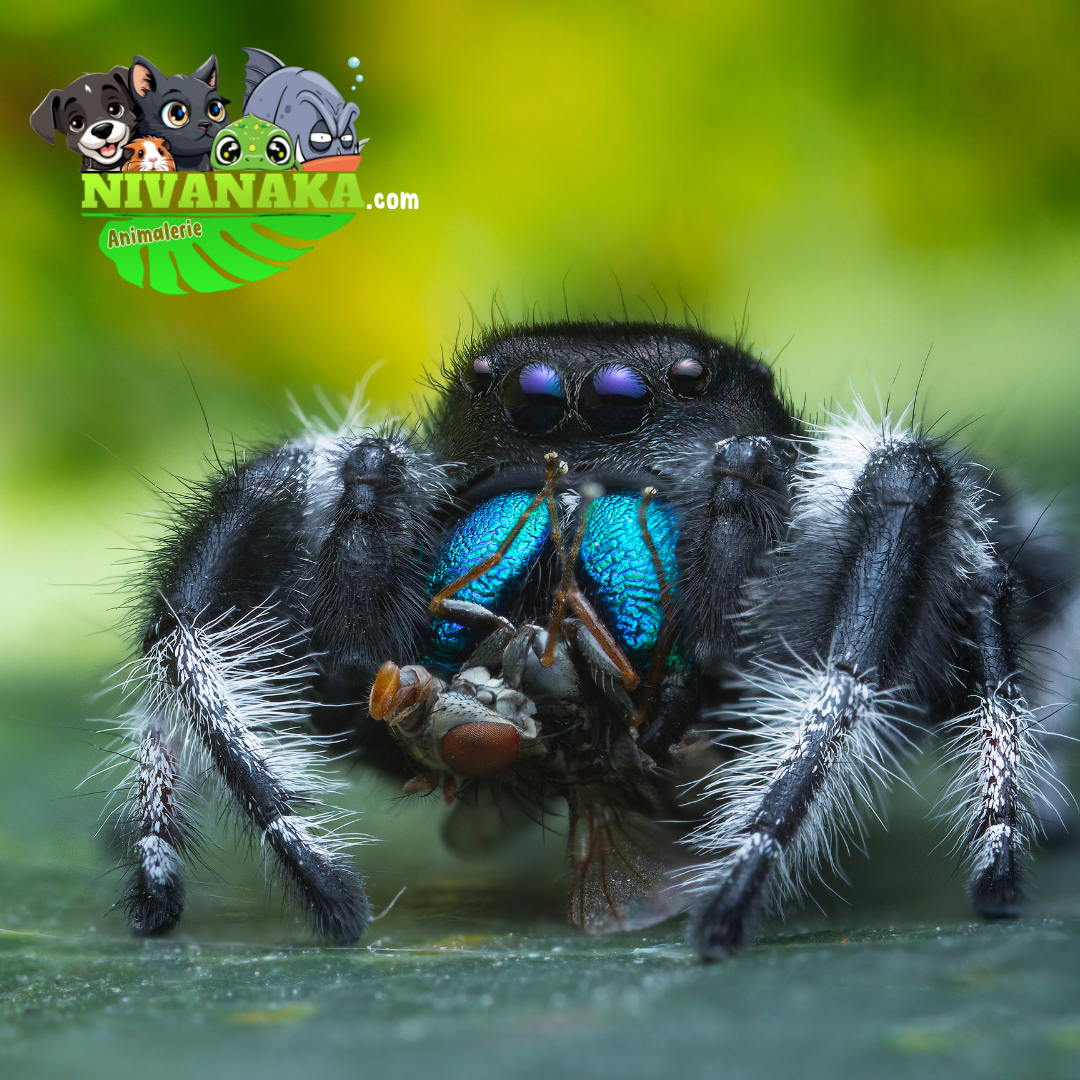 Araingée sauteuse - Phidippus regius soroa